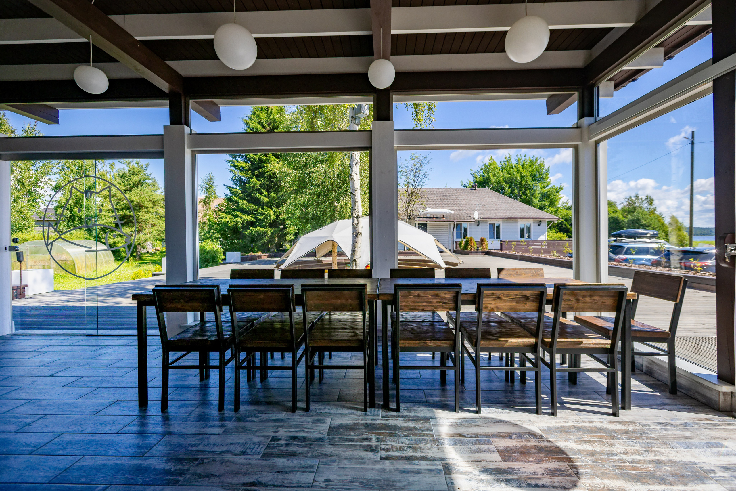 Гостевые дома «Уксунлахти» (деревня Ууксу). Аэросъемка. Фото и Видео в Карелии. Алексей Фрилунд