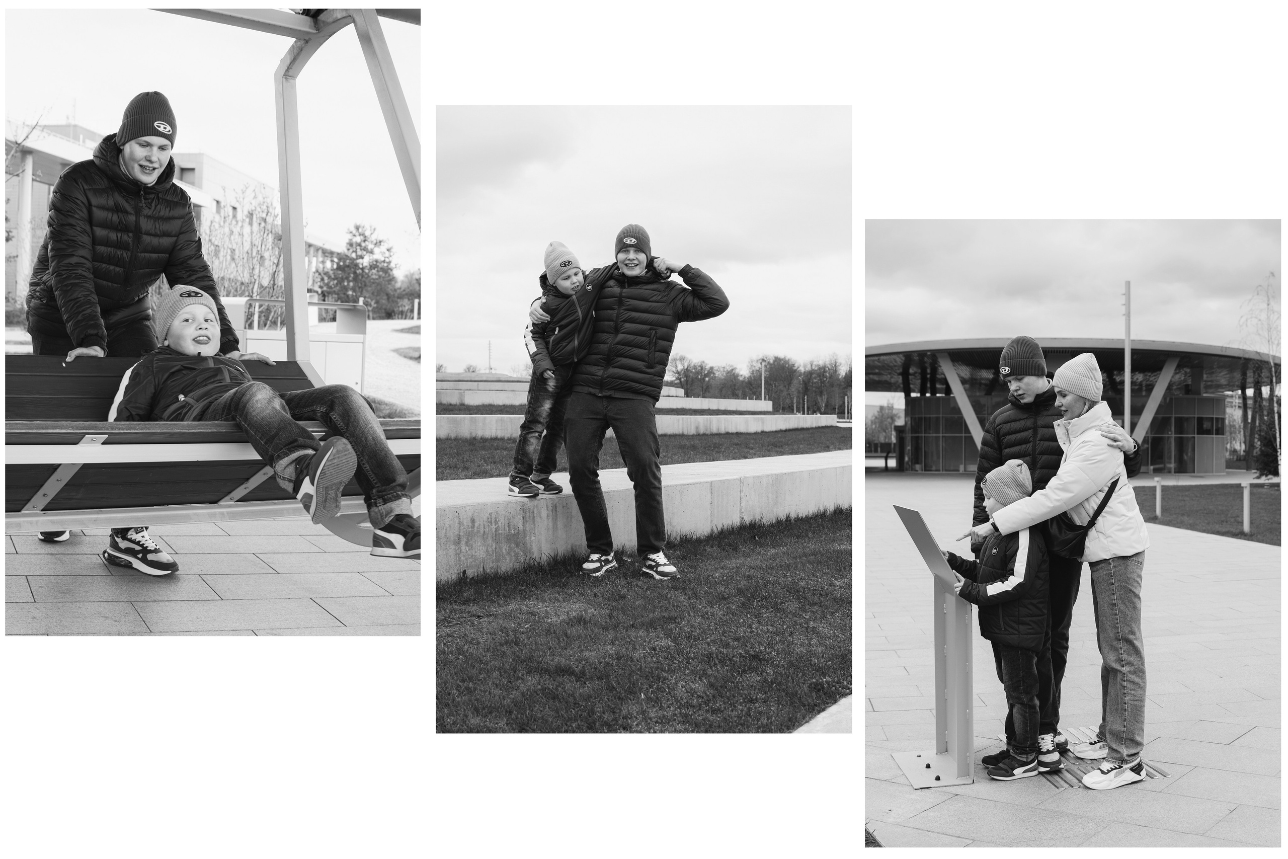 Прогулочная фотосессия для Ю. и ее ребятишек. Портретный и репортажный фотограф в Санкт-Петербурге Варвара Жукова