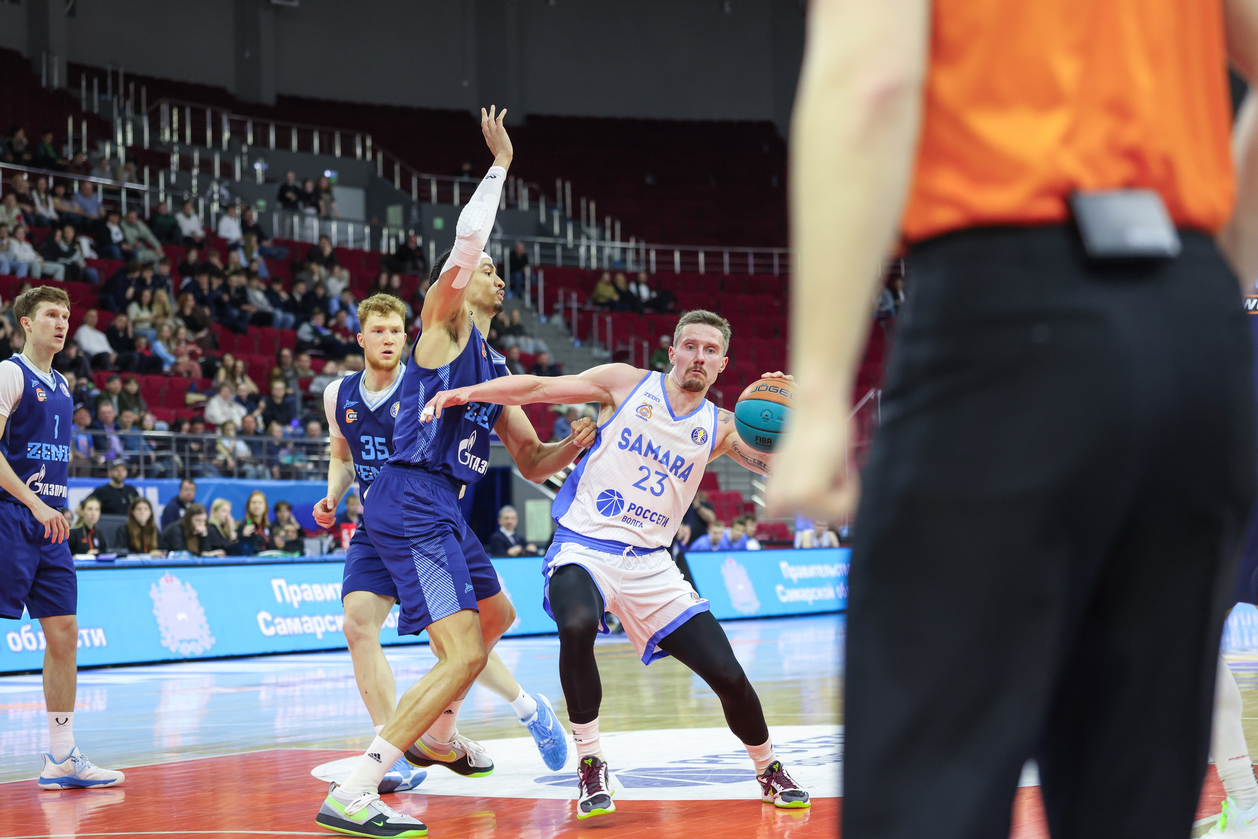 Баскетбол. Самара — Зенит. Единая лига ВТБ. Спортивный фотограф в Самаре