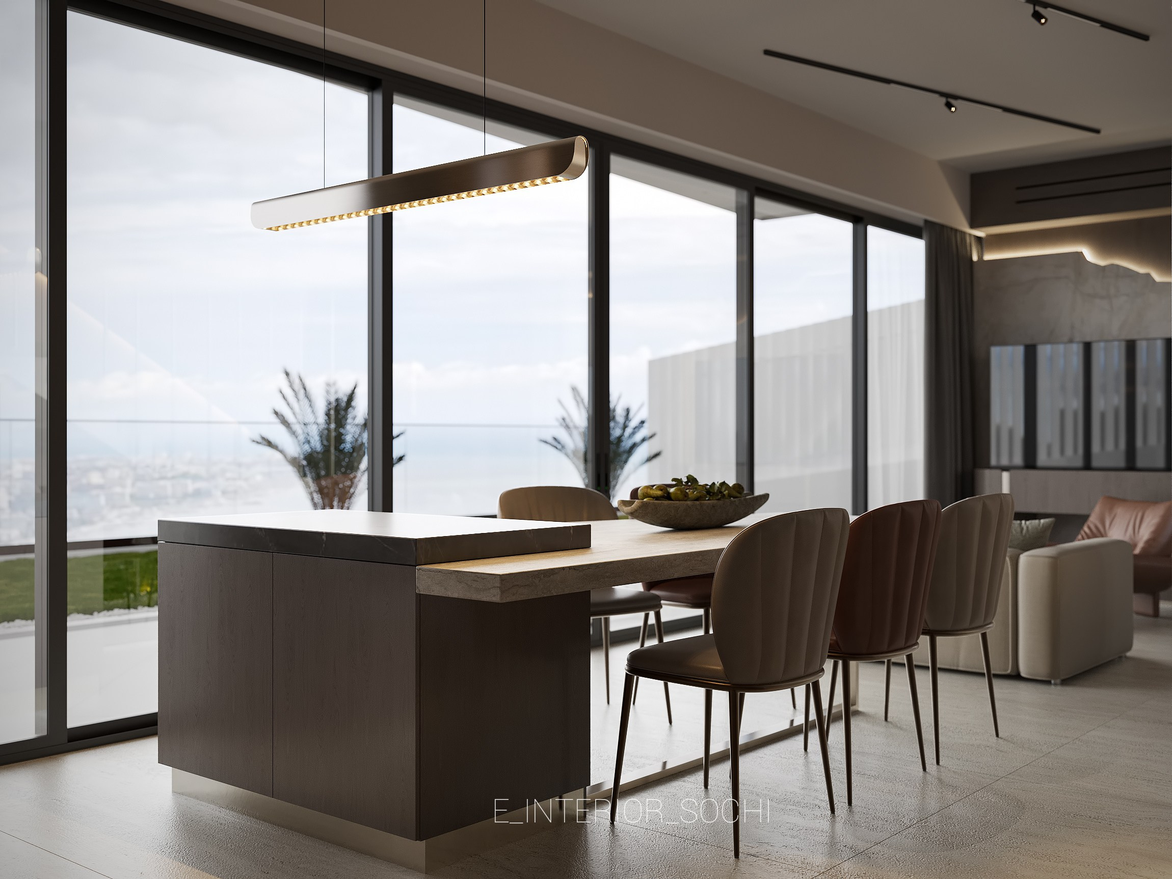 WINGSKY-STONEWOOD. Дизайн интерьера Евгения Тисленко