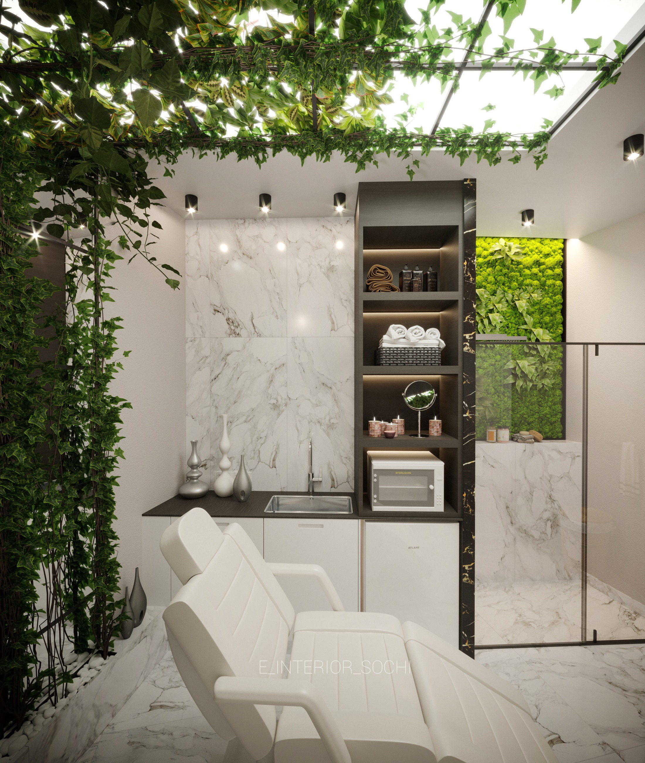 BEAUTY_KOVORK_AMAZON. Дизайн интерьера Евгения Тисленко