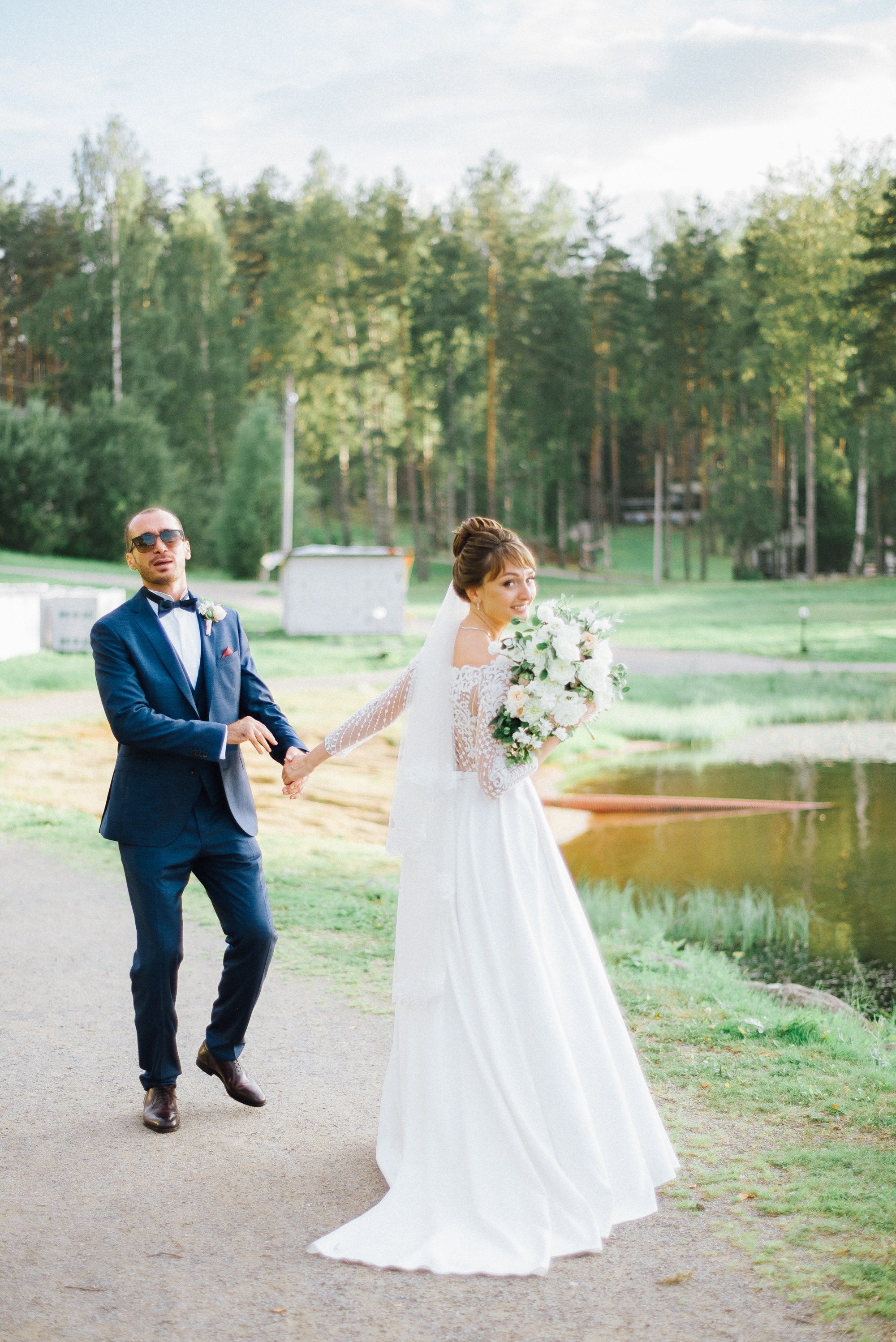Свадьба на озере. Изящная фотография | Ксения Милушкина