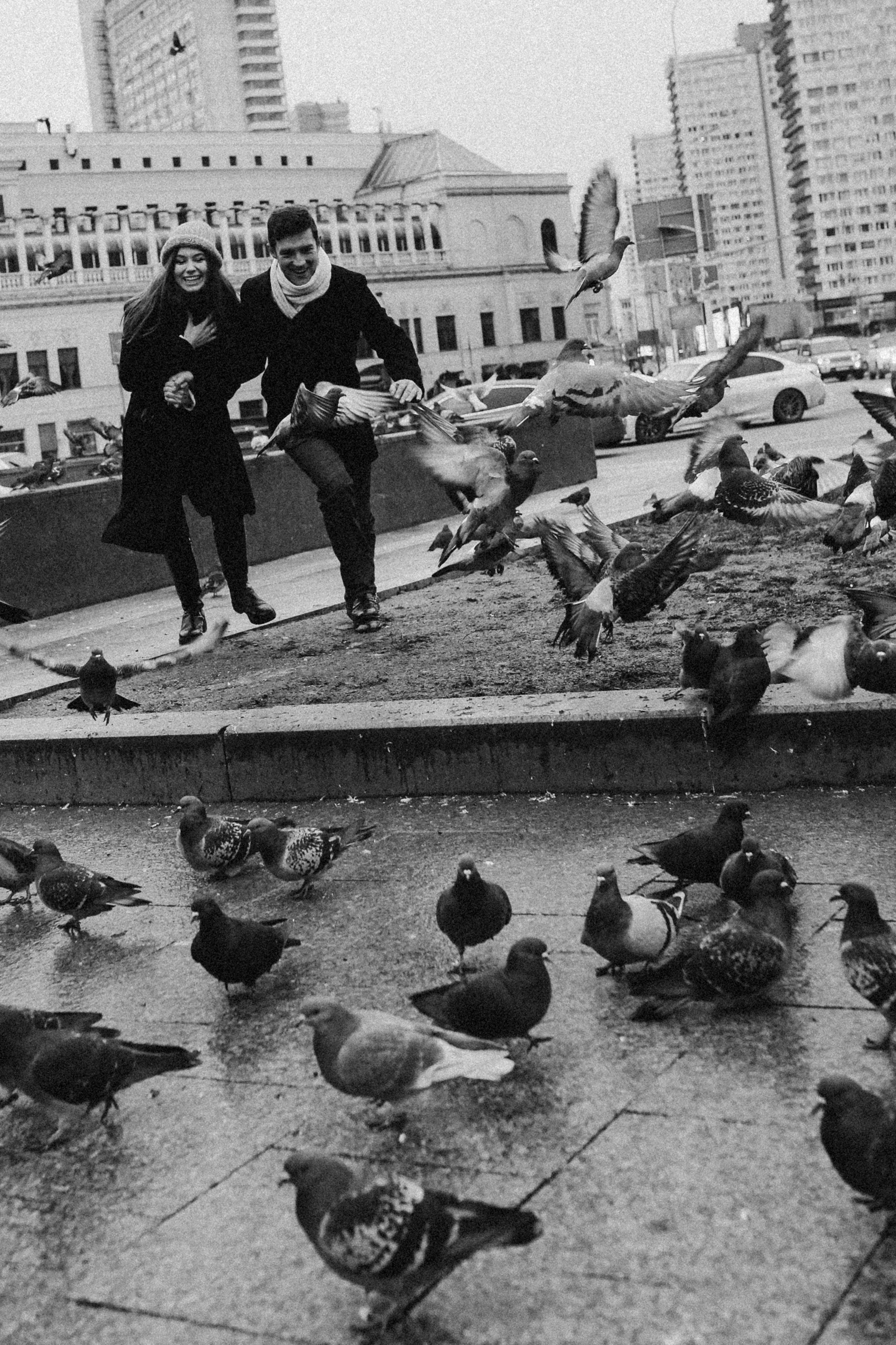 Фотосессия Love Story на улицах Москвы. Свадебный фотограф в Москве Мария Крош