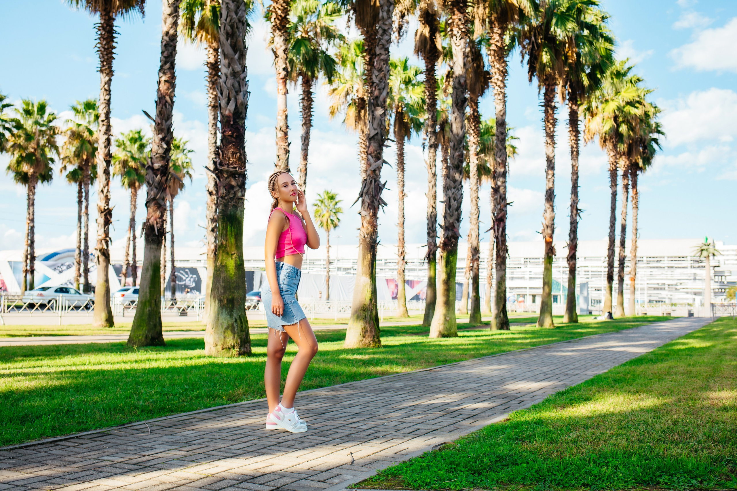 Фотосессия в пальмовой аллее в Адлере. Фотограф Сочи Адлер. Солькаева Анастасия