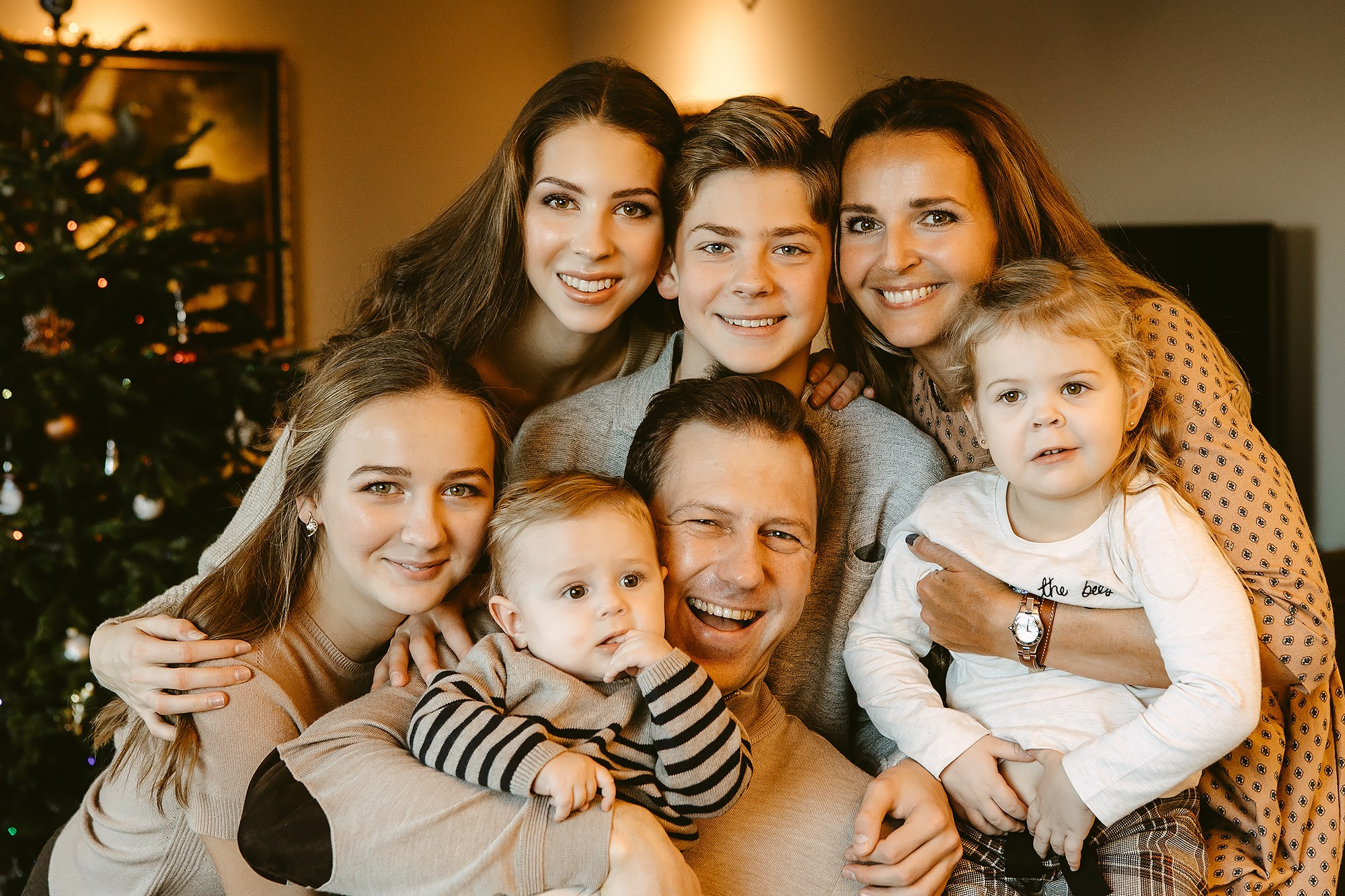 Новогодняя фотосессия дома. Семейный фотограф Маша Тимофеева | Москва