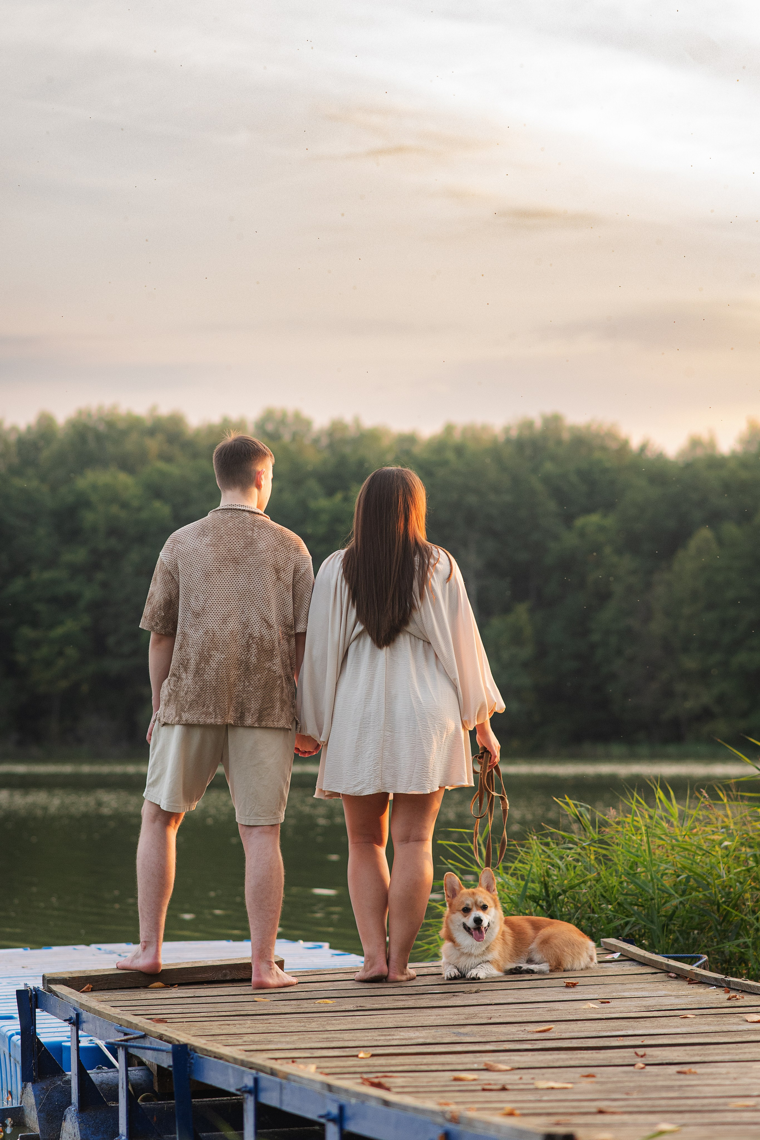 Саша, Оксана и Барни — 25.08.2024. Фотограф — Анималист | Анна Абрамова