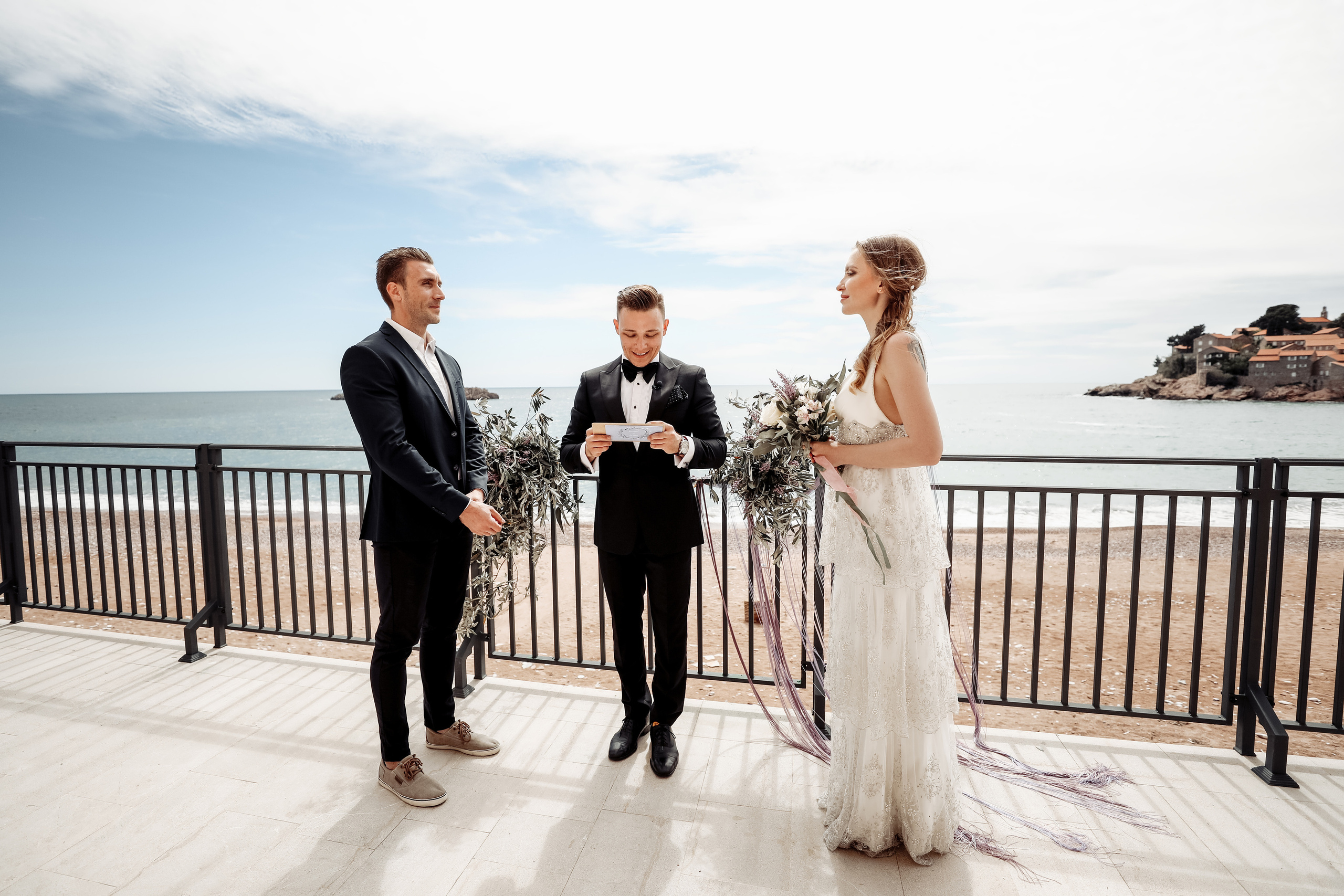 Ksenia & Artёm, Черногория / Montenegro / Sv. Stefan-Budva. Свадебный фотограф в России, Черногории и в Европе Надежда Никитина