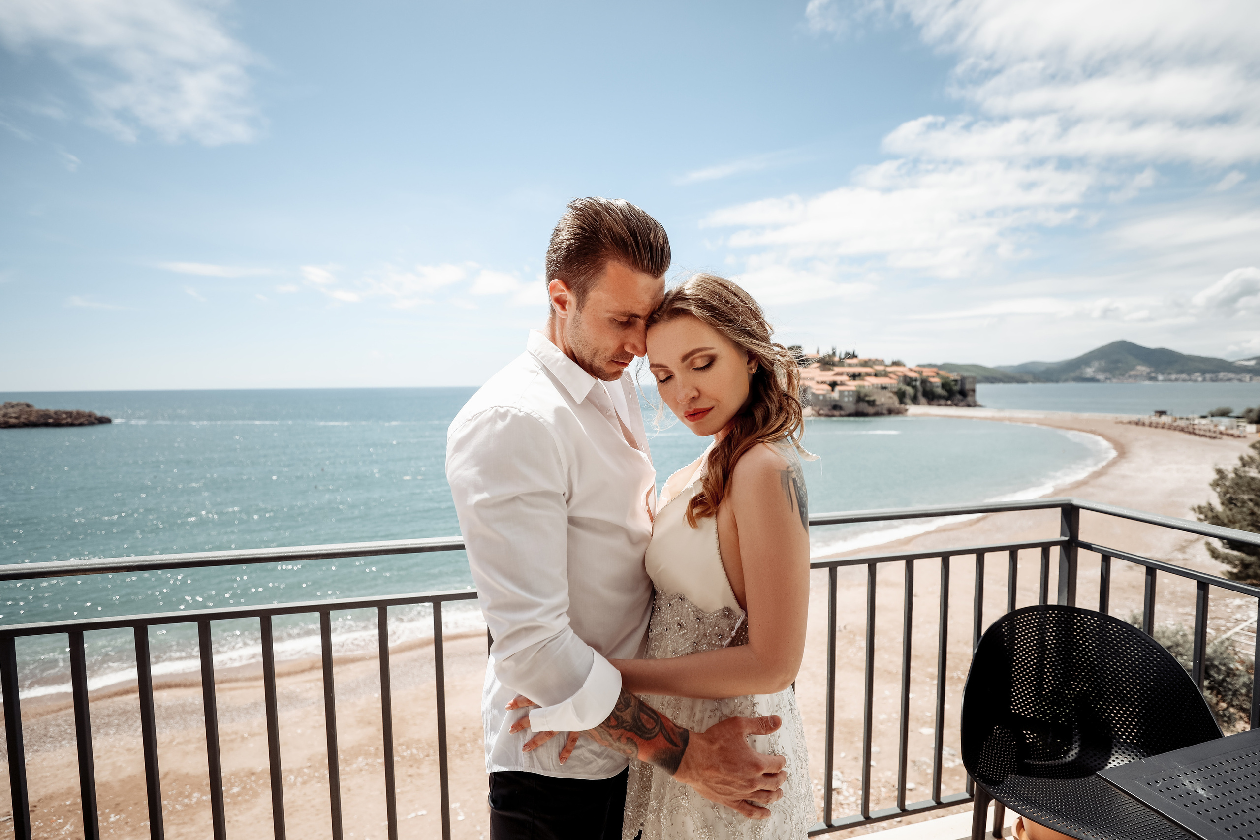 Ksenia & Artёm, Черногория / Montenegro / Sv. Stefan-Budva. Свадебный фотограф в России, Черногории и в Европе Надежда Никитина