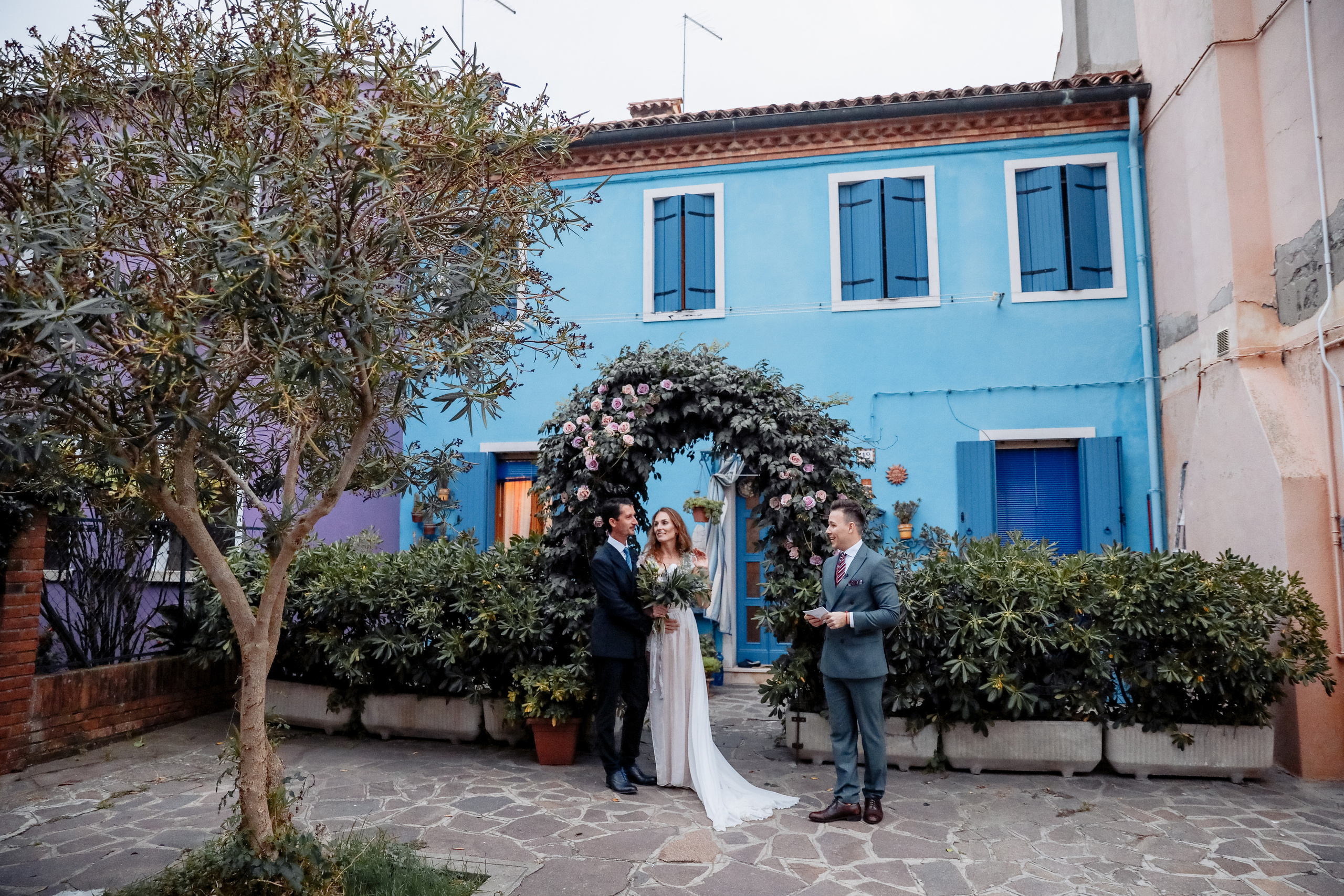 Anna & Elia, Italy | Burano. Свадебный фотограф в России, Черногории и в Европе Надежда Никитина