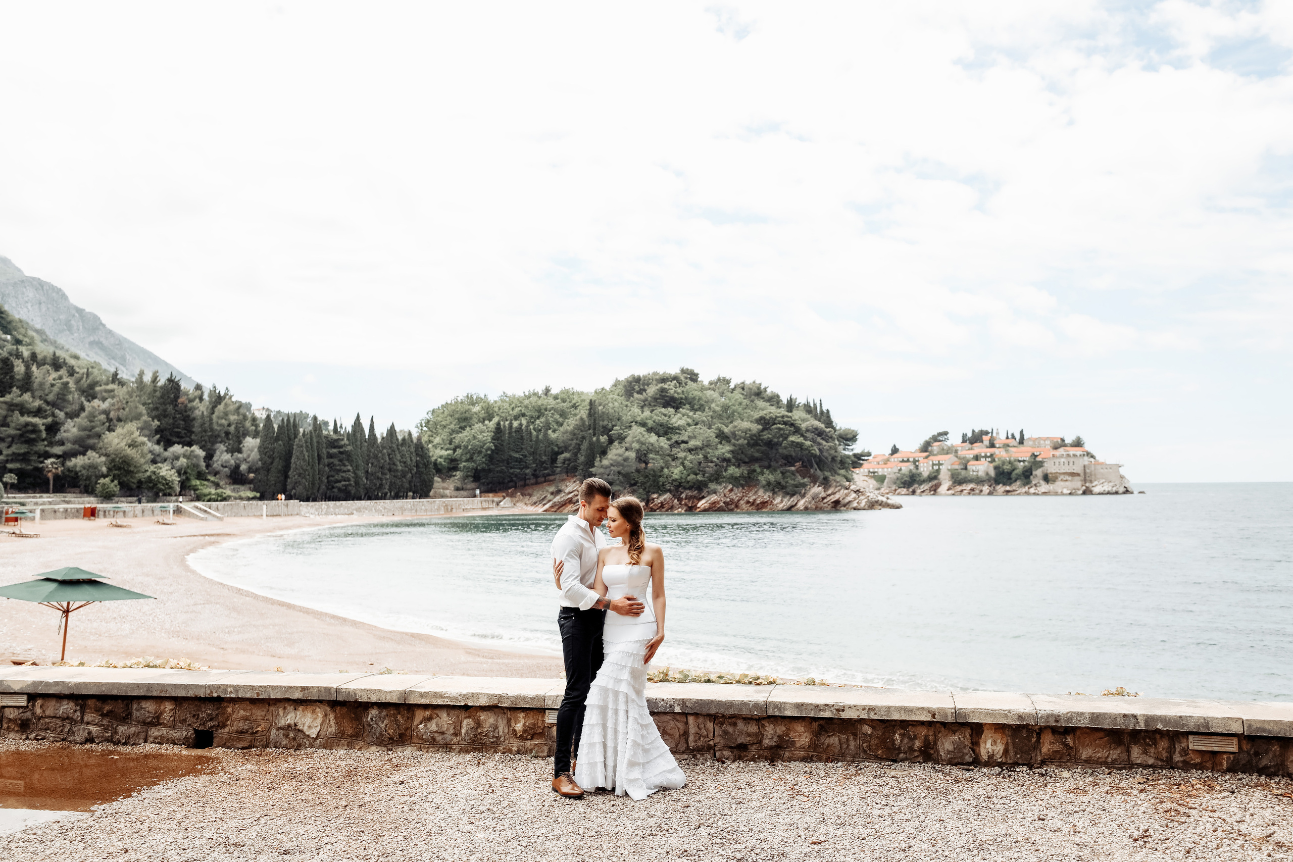 Ksenia & Artёm, Черногория / Montenegro / Sv. Stefan-Budva. Свадебный фотограф в России, Черногории и в Европе Надежда Никитина