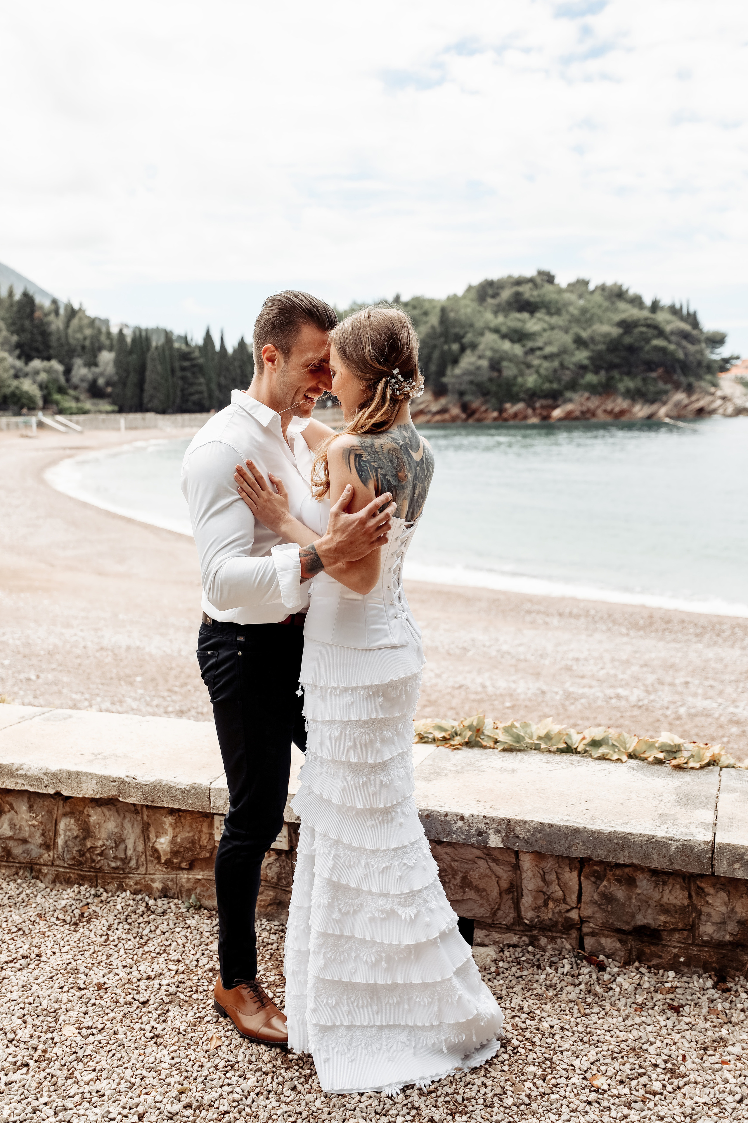 Ksenia & Artёm, Черногория / Montenegro / Sv. Stefan-Budva. Свадебный фотограф в России, Черногории и в Европе Надежда Никитина