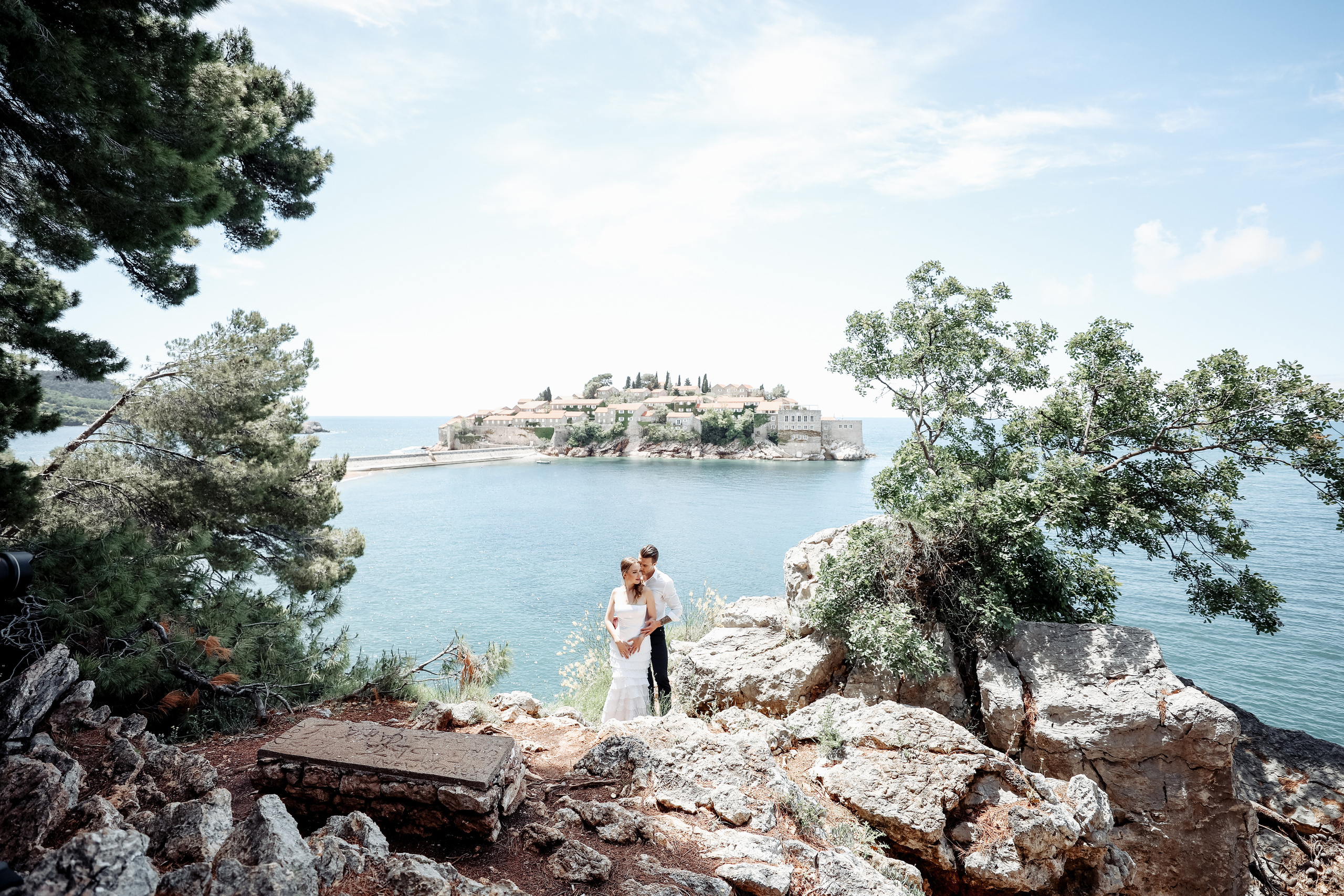 Ksenia & Artёm, Черногория / Montenegro / Sv. Stefan-Budva. Свадебный фотограф в России, Черногории и в Европе Надежда Никитина