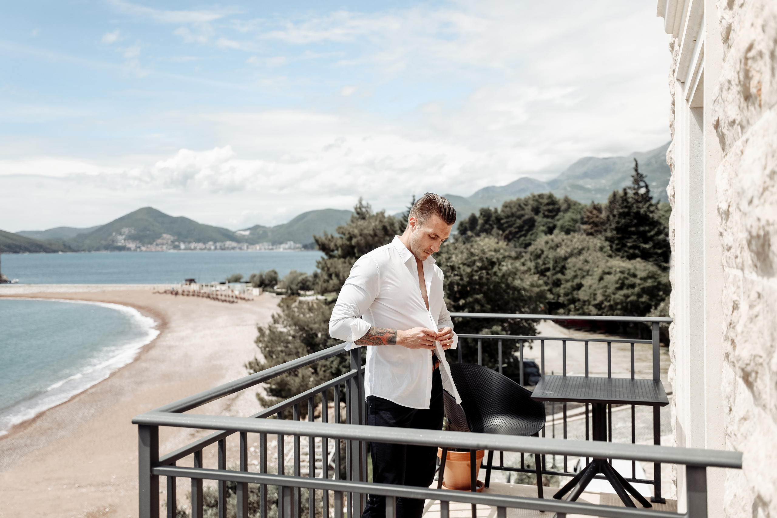 Ksenia & Artёm, Черногория / Montenegro / Sv. Stefan-Budva. Свадебный фотограф в России, Черногории и в Европе Надежда Никитина