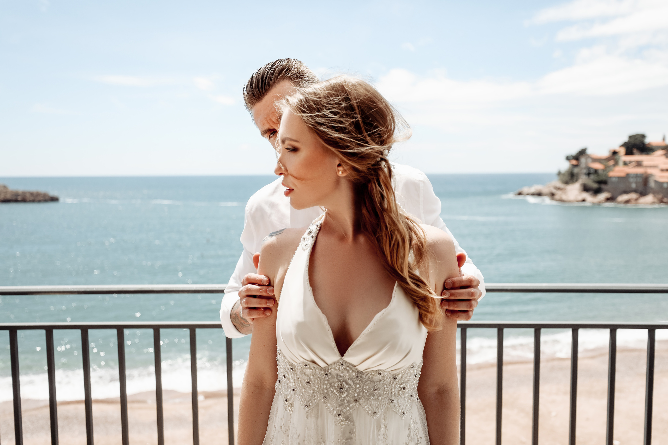 Ksenia & Artёm, Черногория / Montenegro / Sv. Stefan-Budva. Свадебный фотограф в России, Черногории и в Европе Надежда Никитина