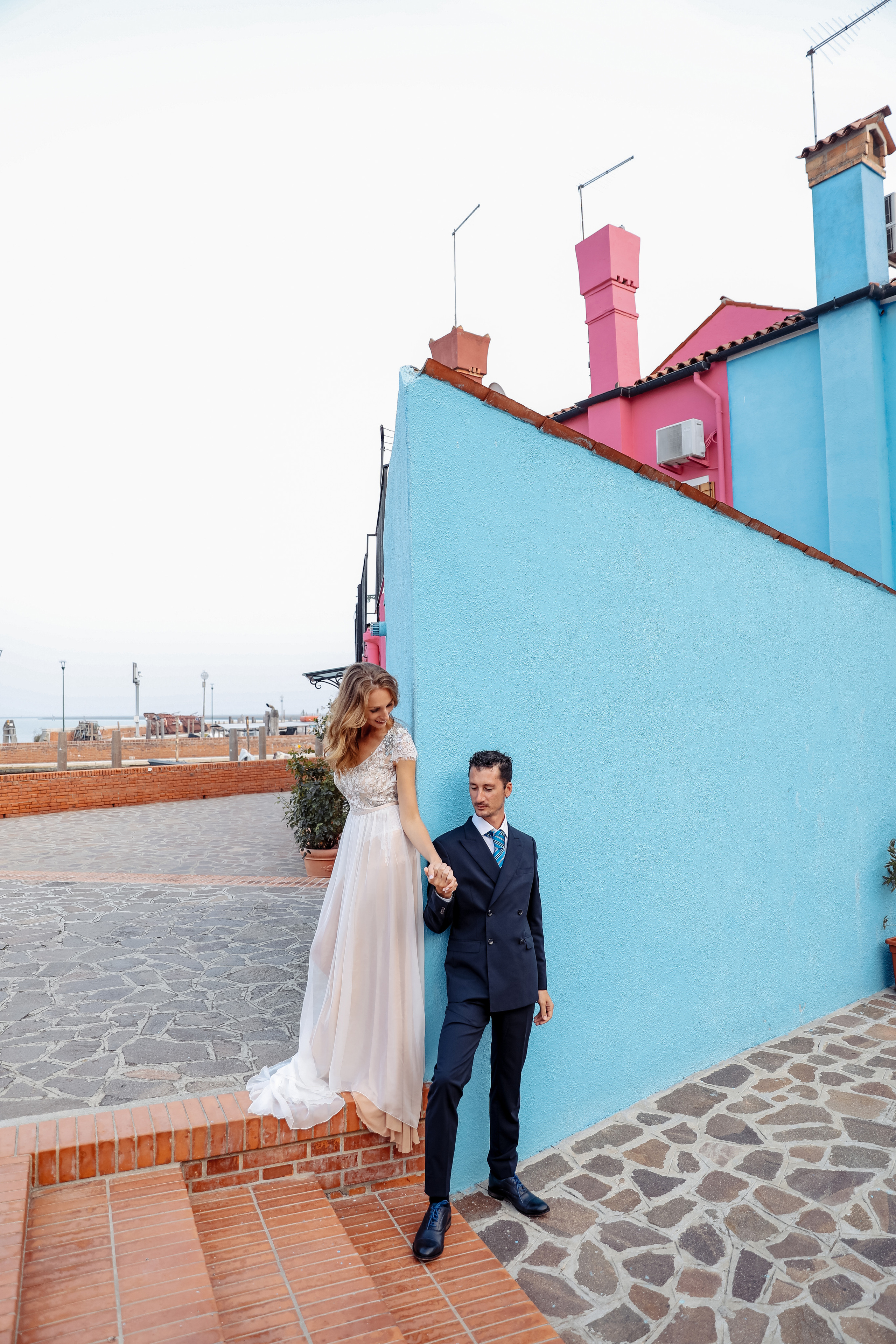 Anna & Elia, Italy | Burano. Свадебный фотограф в России, Черногории и в Европе Надежда Никитина