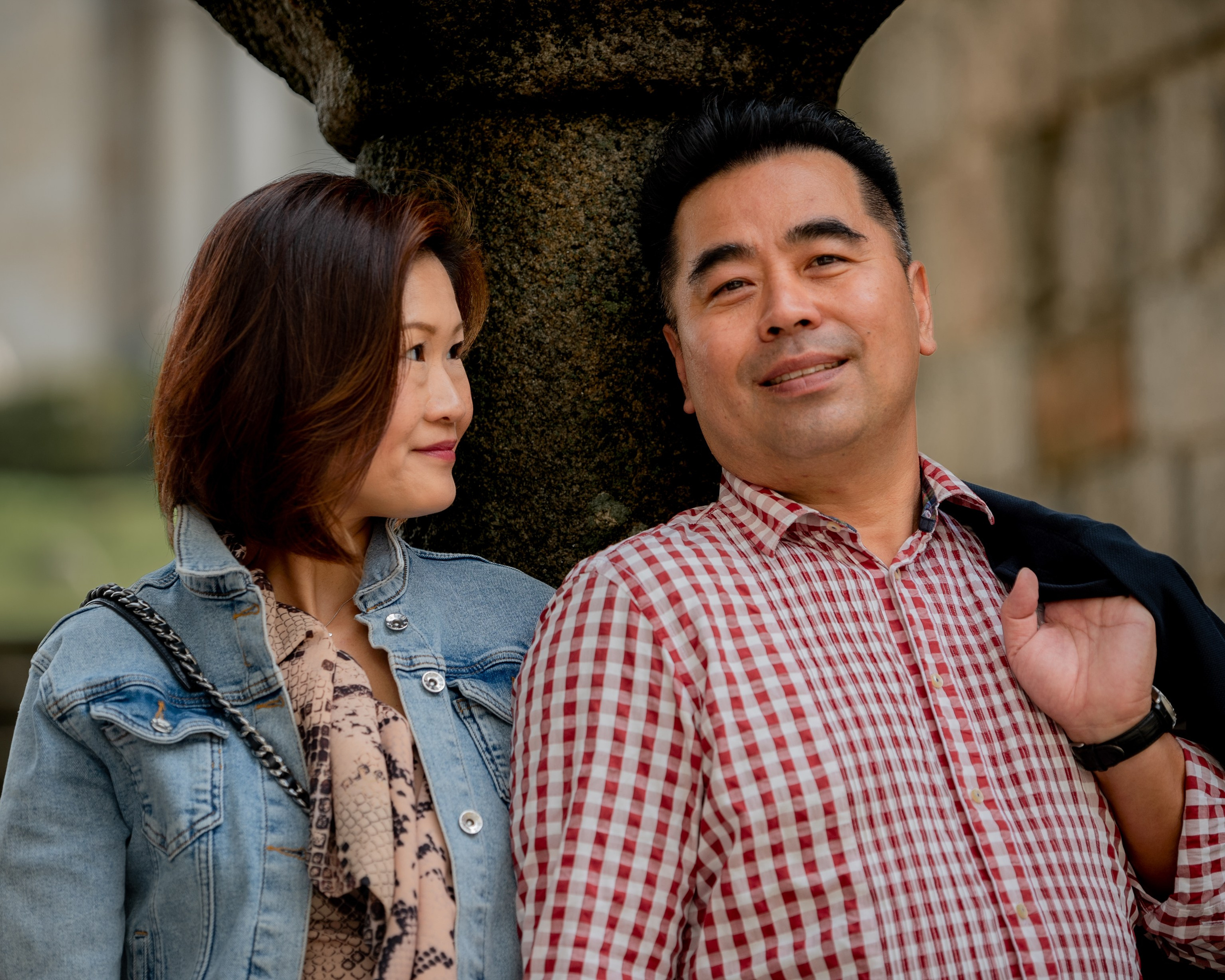 YOKE and ALFRED. Walking in Porto after the rain. Anastasiia Antoniuk portrait, family and couple photographer, Portugal