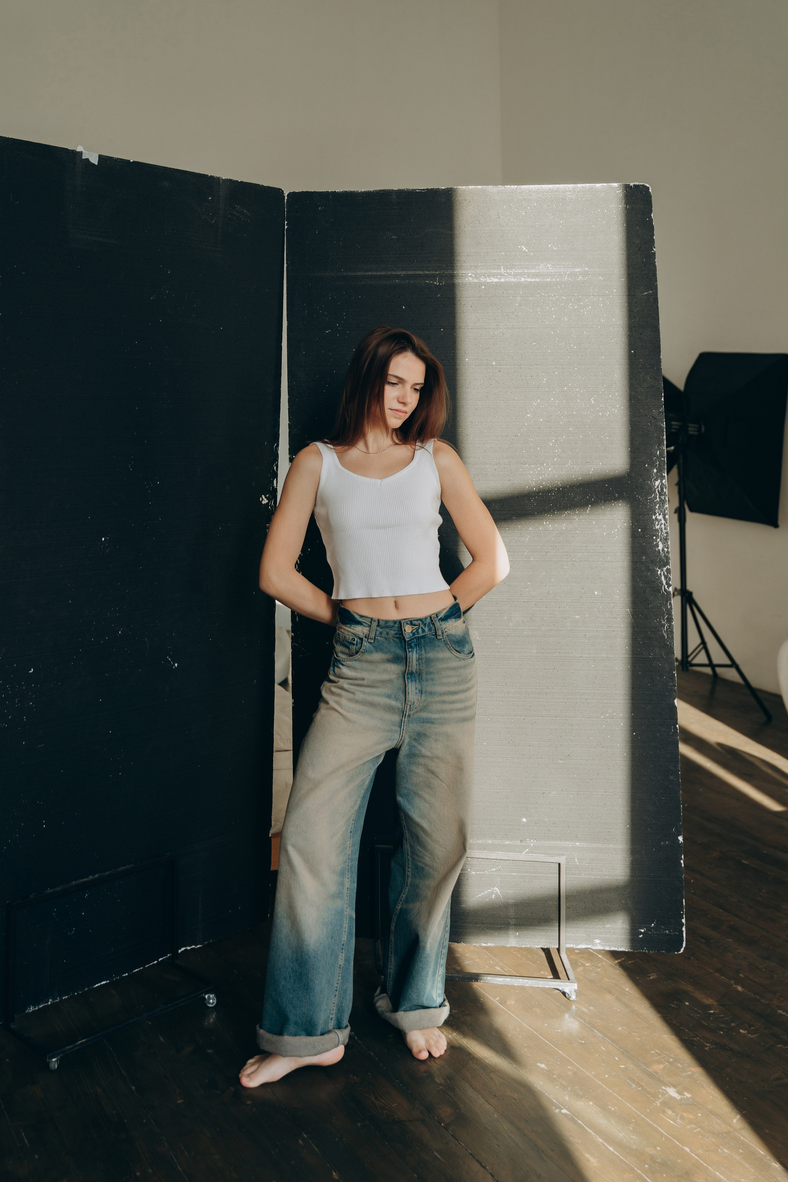 Настя. Модельные тесты. Фотограф Москва Виктория-Антуанетта