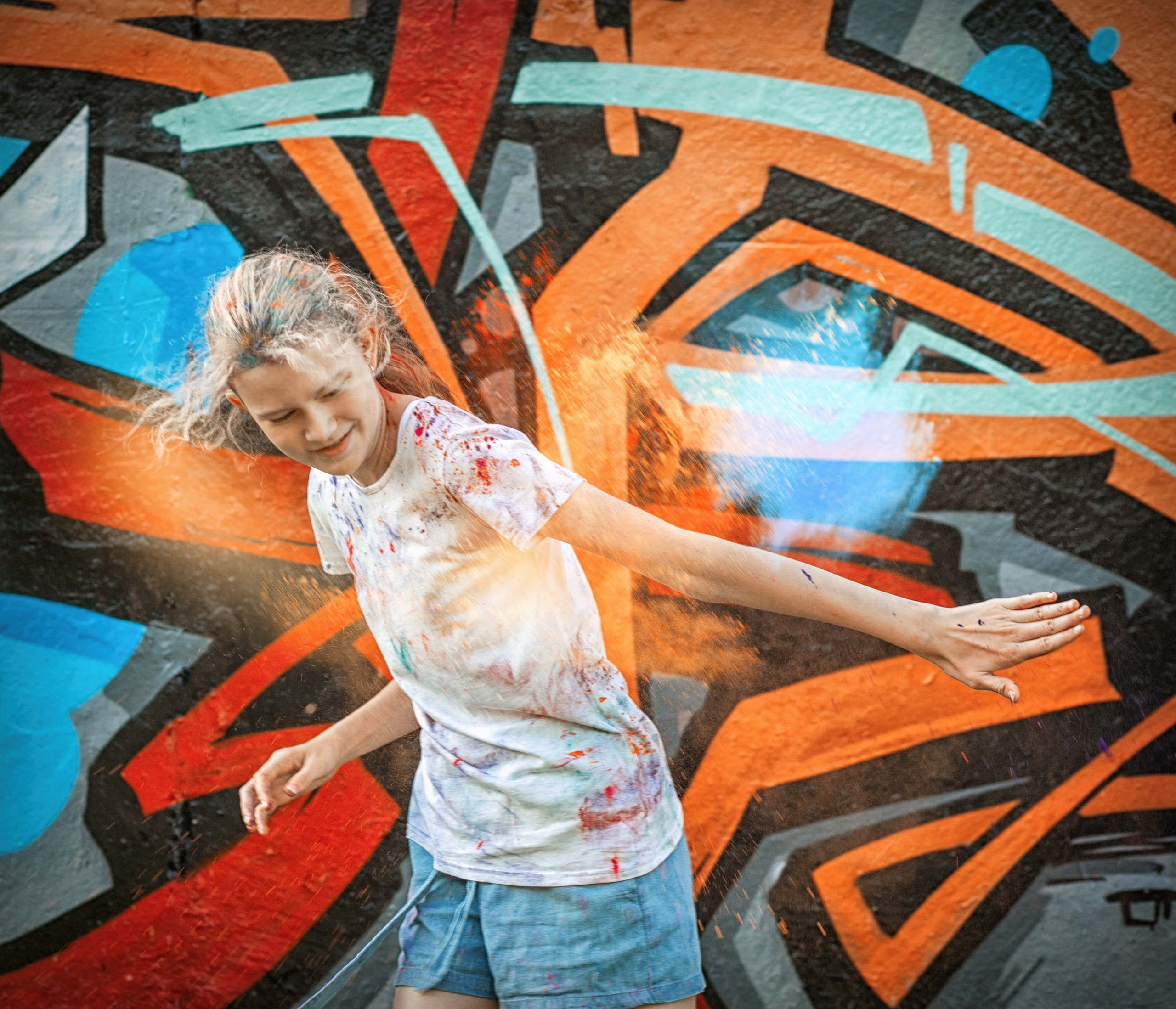 Фестивальные краски холи 