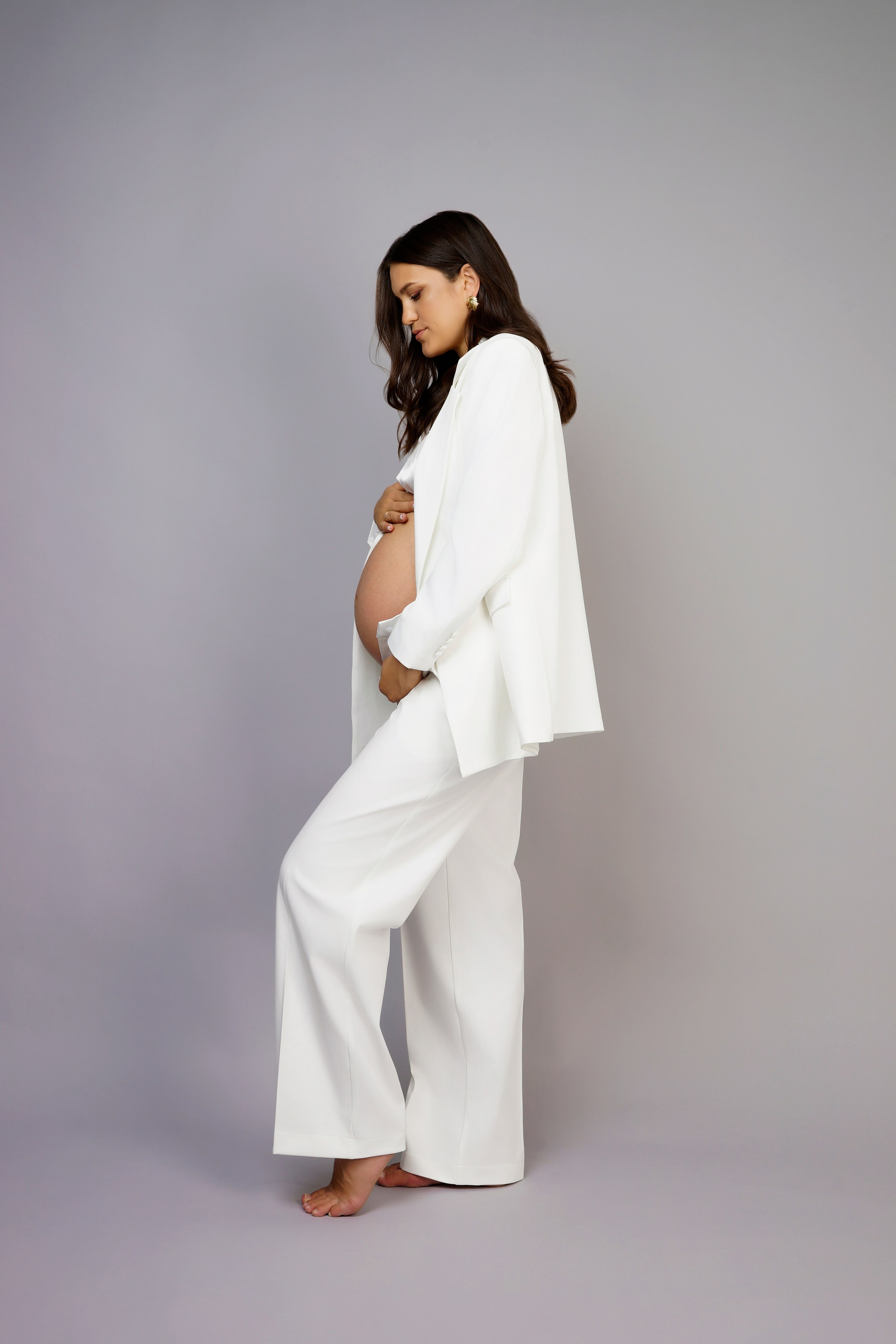 Съёмка беременности в моей фотостудии «НЕБО». Женский фотограф в Химках Алёна Ленёва