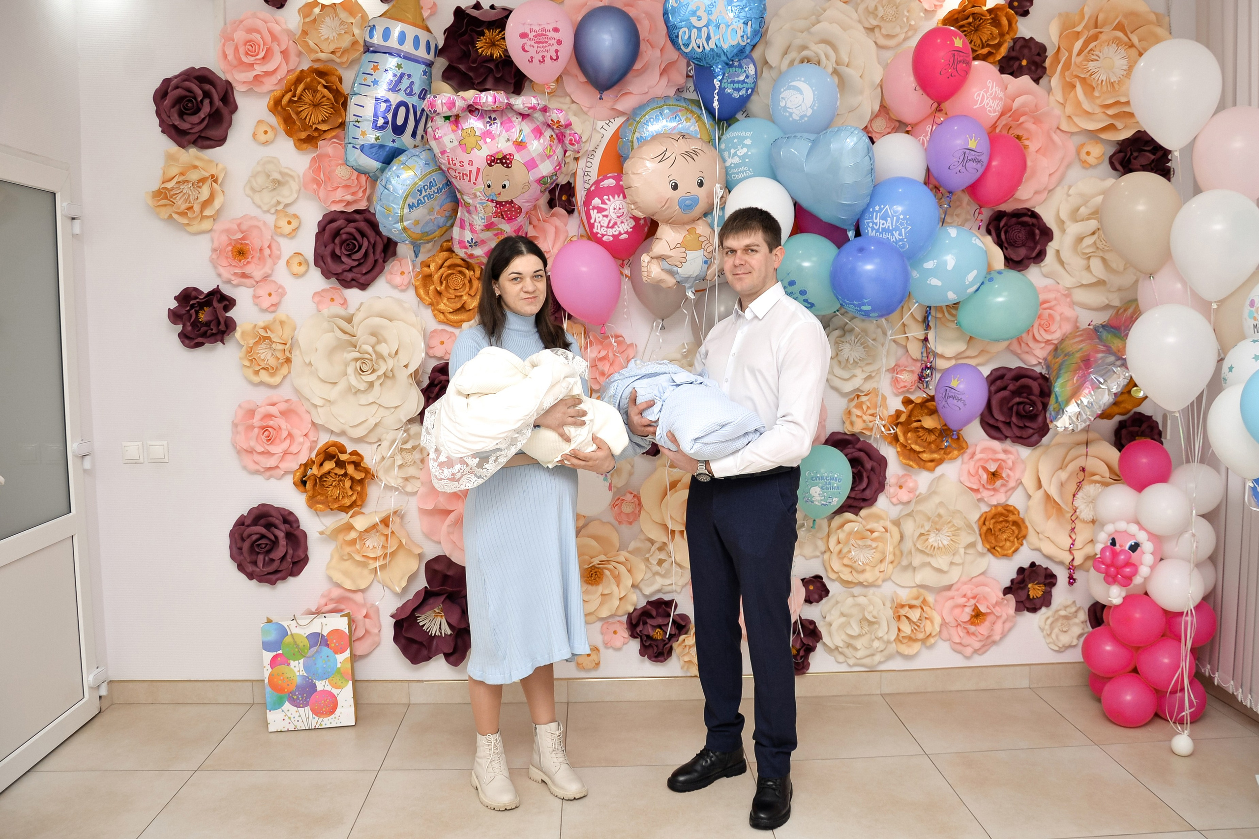 Выписка Королевской двойни. Семейный и свадебный фотограф Галина Абакумова, фотосессии в Белгороде