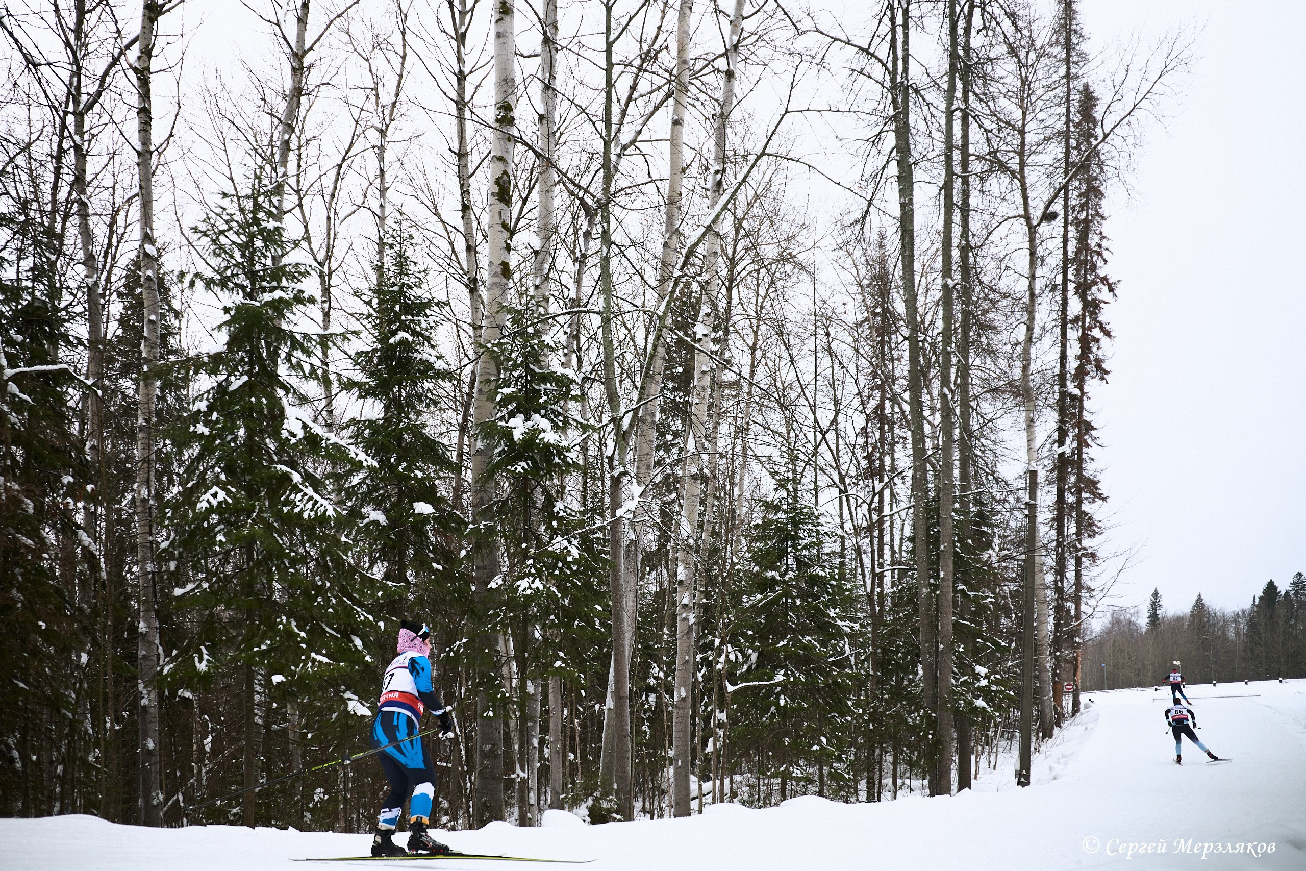 Всероссийские соревнования по лыжным гонкам на призы ЗМС Галины Кулаковой. Спортивный репортажный фотограф в Ижевске Сергей Мерзляков