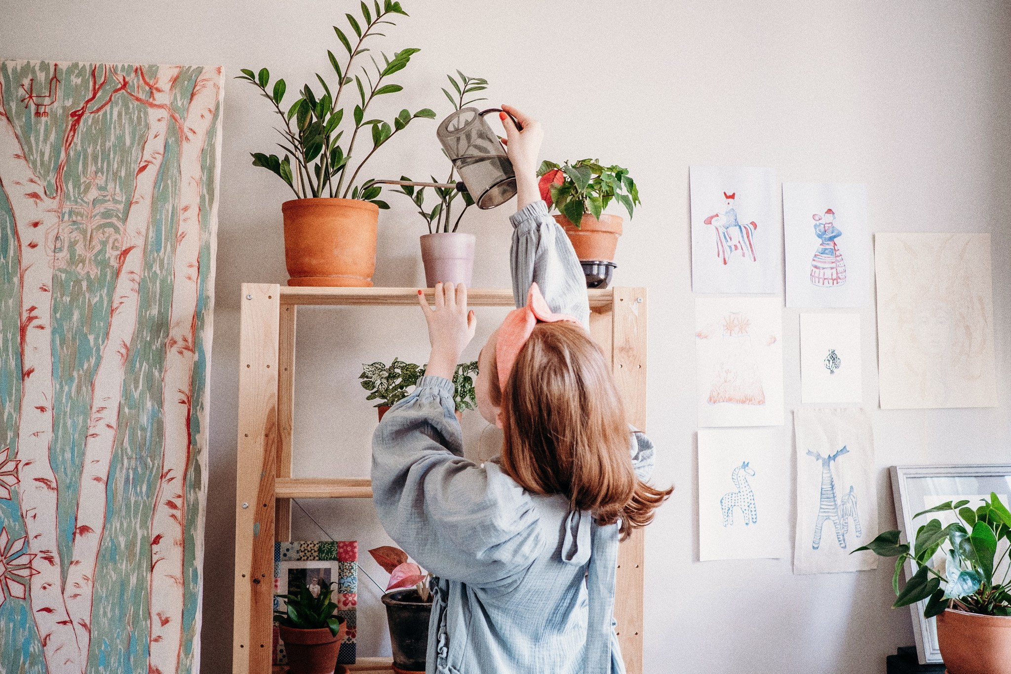 В мастерской у Анны Самойловой. Portrait and reportage photographer