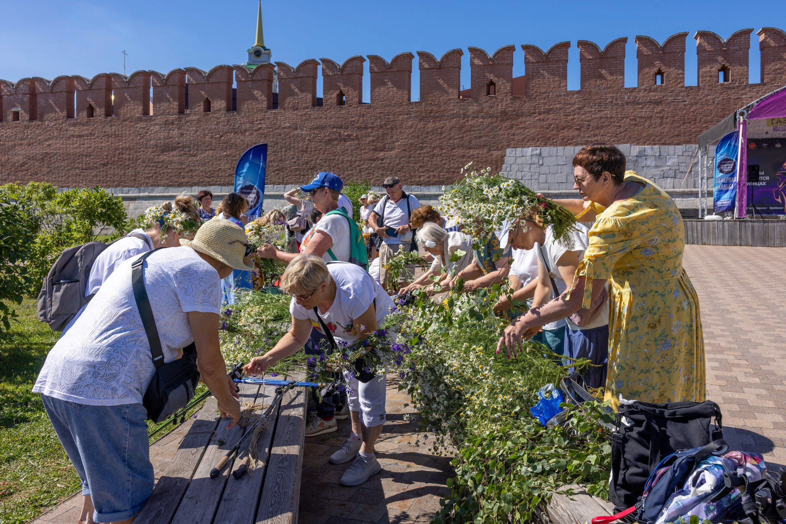 Фестиваль «Ромашковый хоровод». Северная ходьба. Фотограф в Туле Крупский АнДРей. Фотостудия «КАДР71» в Туле