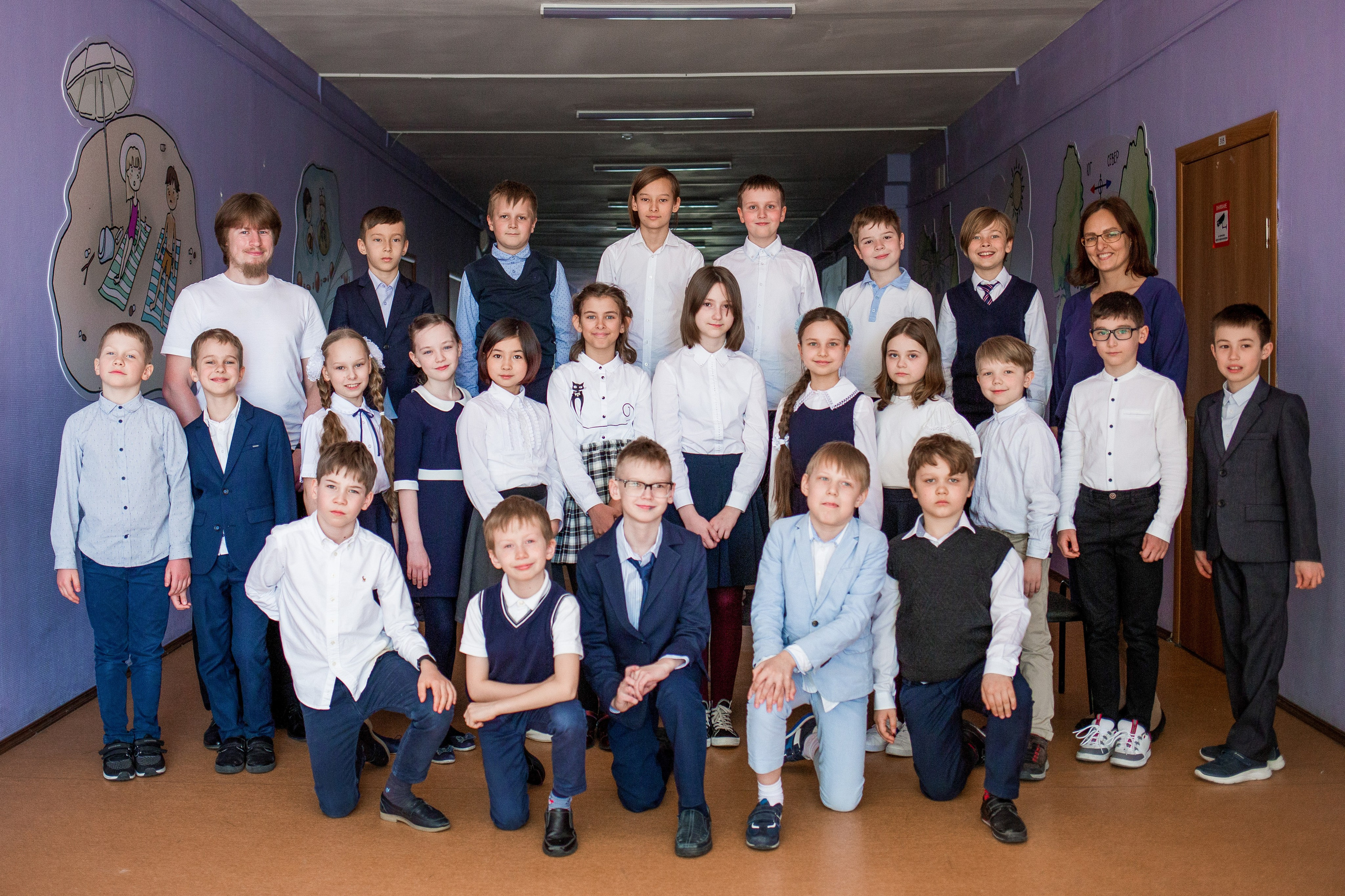 Школьная фотосъемка 3 класса. Репортажный фотограф Борис Геер