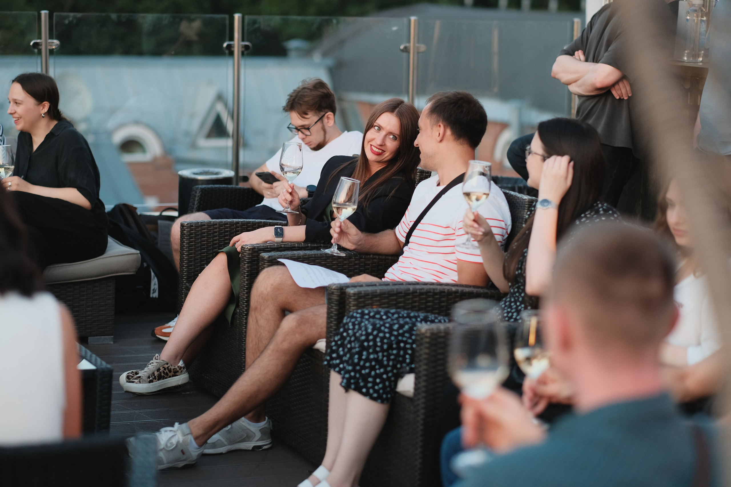 Вечеринка на крыше в Москве. Фотограф Михаил Ерохин | Москва