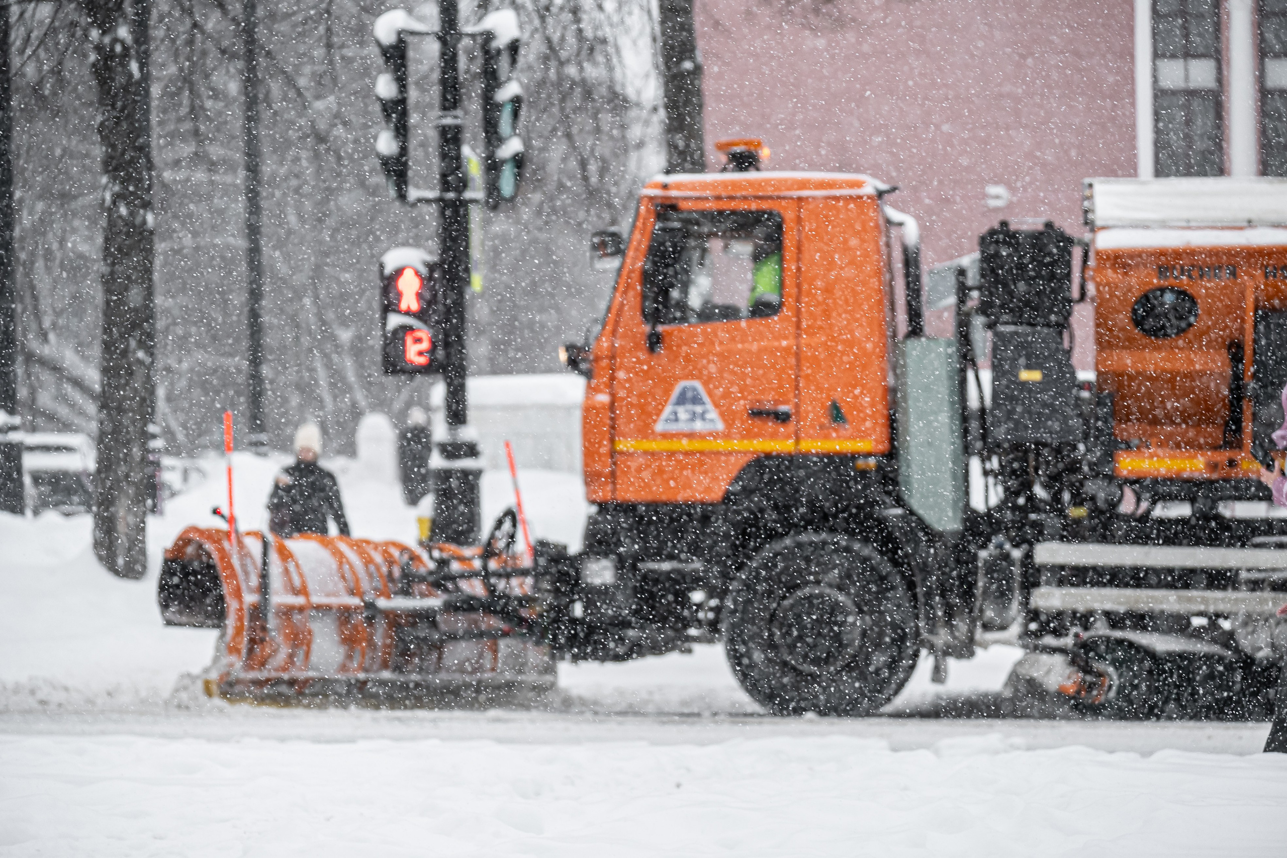 Снегопад. Репортажный фотограф