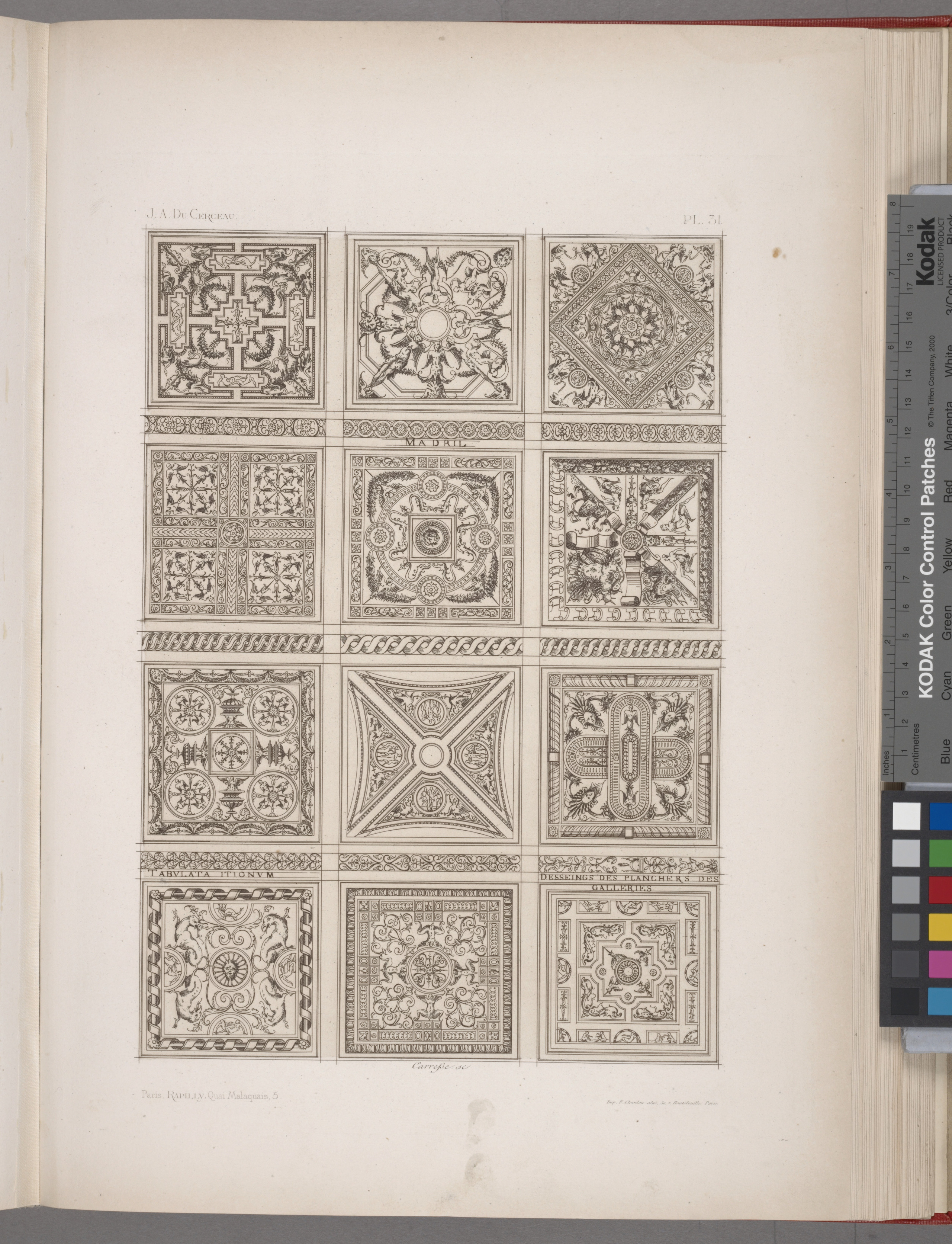 Микеланджело Перголези 1780 гг. Гравюры с орнаментами для украшения предметов. Художественная мастерская