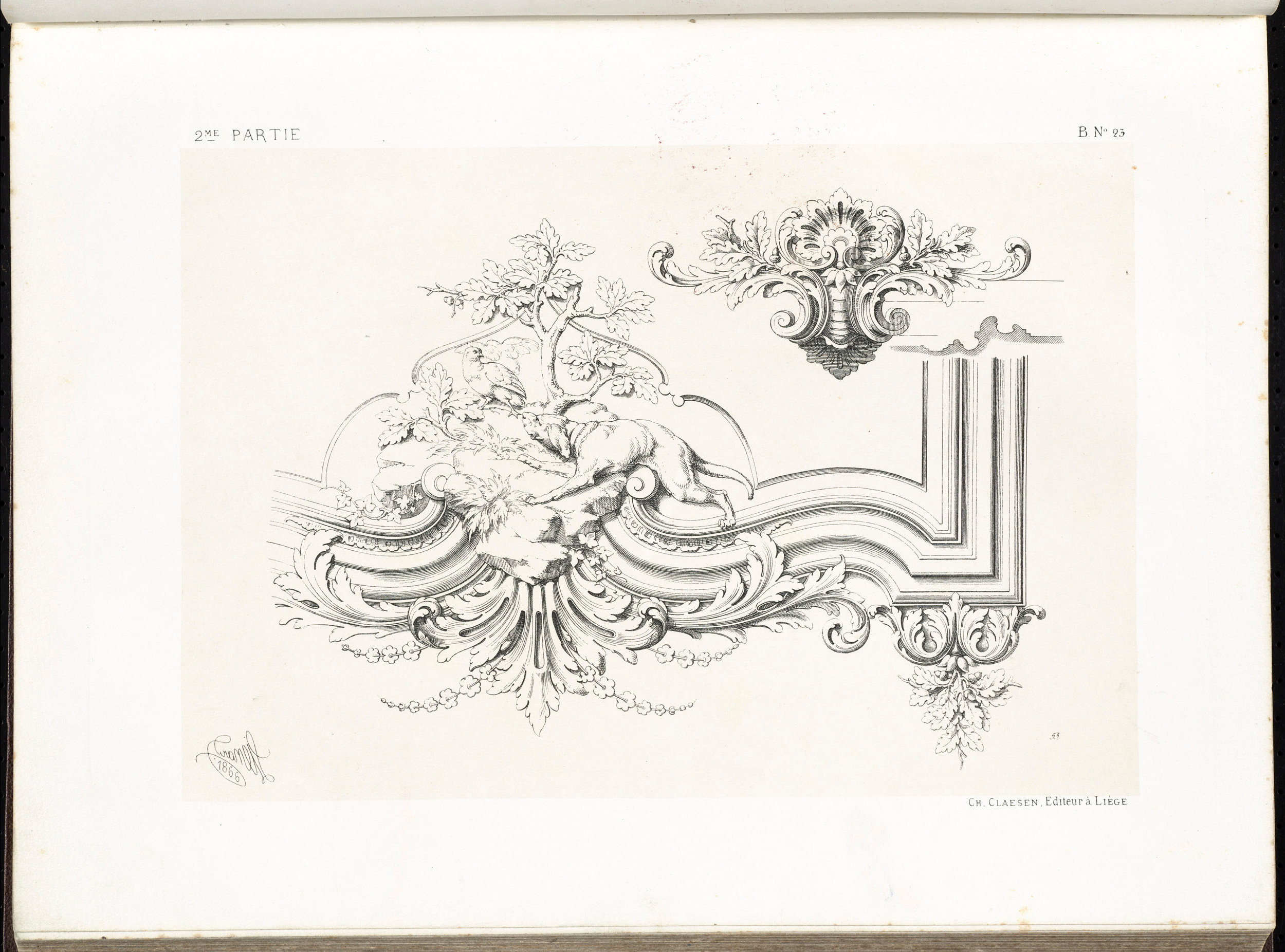 Spécimens de la décoration et de l'ornementation au XIXe siècle. Художественная мастерская