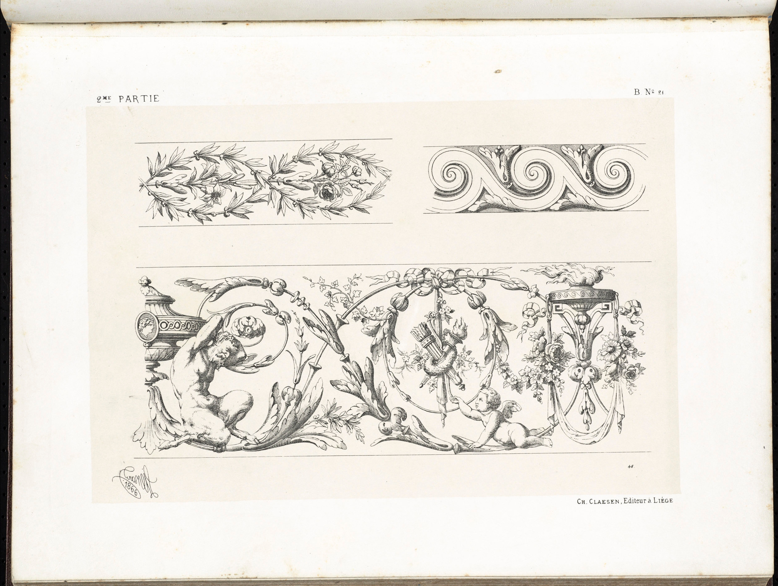 Spécimens de la décoration et de l'ornementation au XIXe siècle. Художественная мастерская