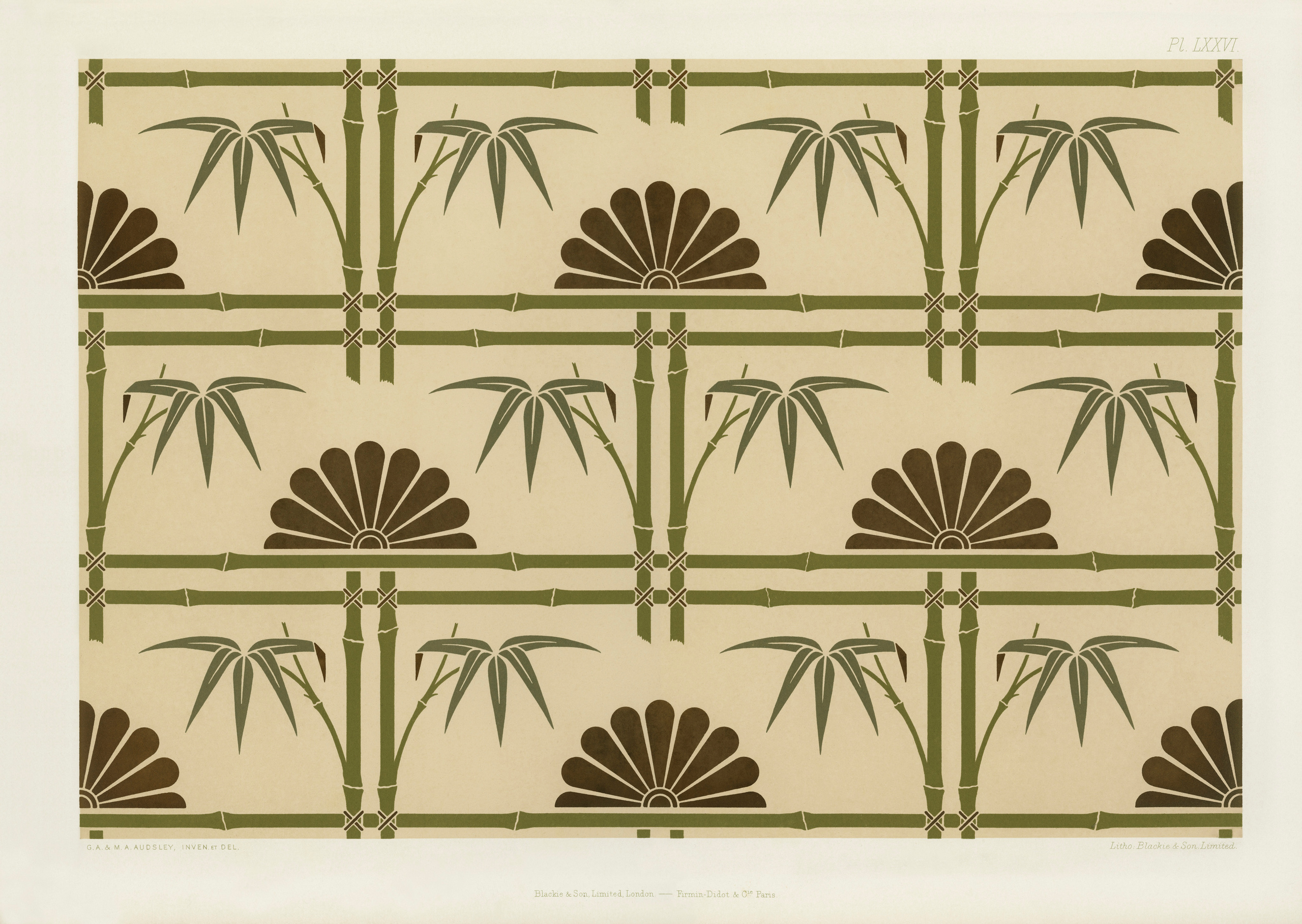 The Practical Decorator and Ornamentist (1892) by G.A Audsley and M.A. Audsley. Художественная мастерская