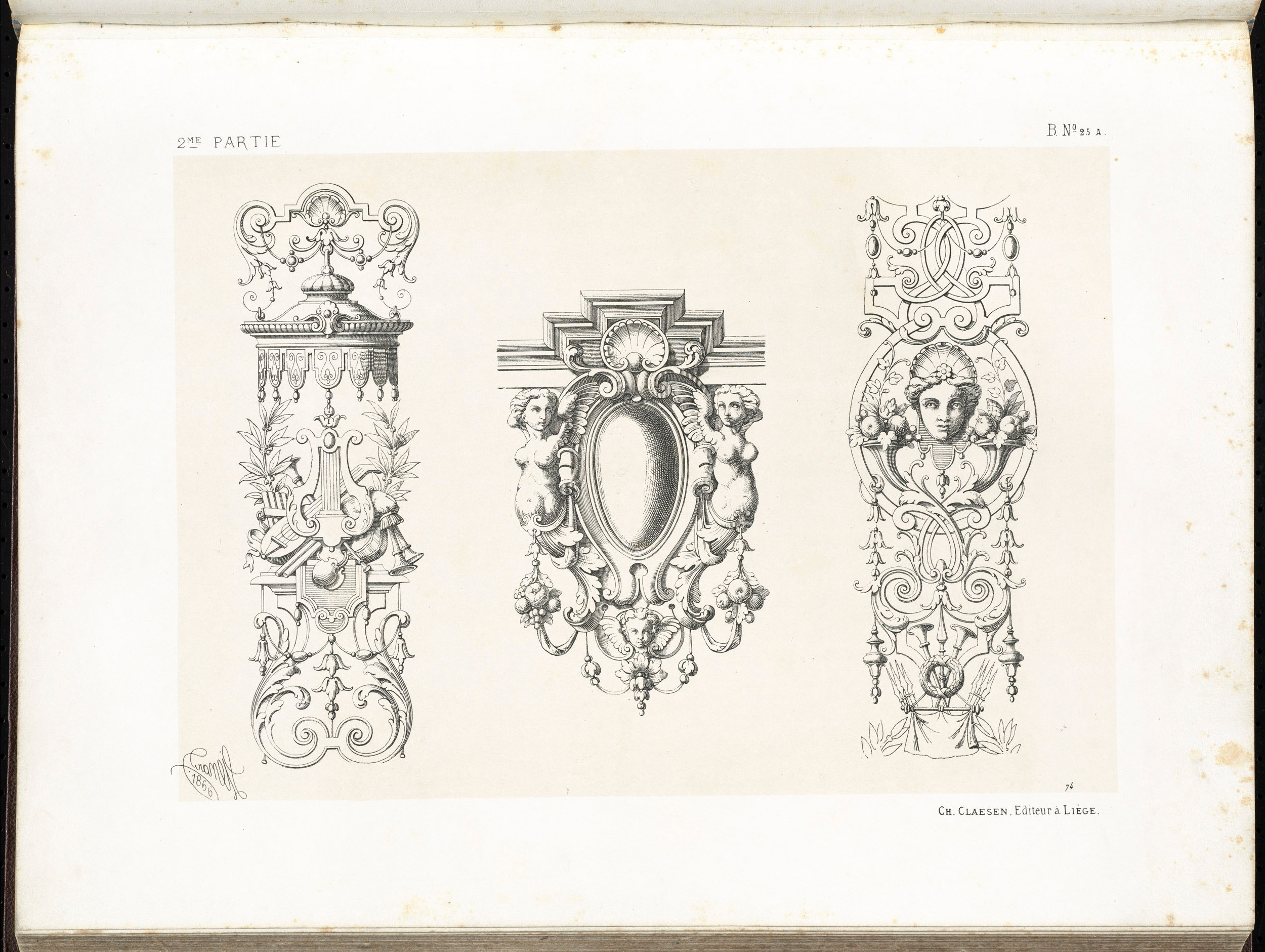 Spécimens de la décoration et de l'ornementation au XIXe siècle. Художественная мастерская