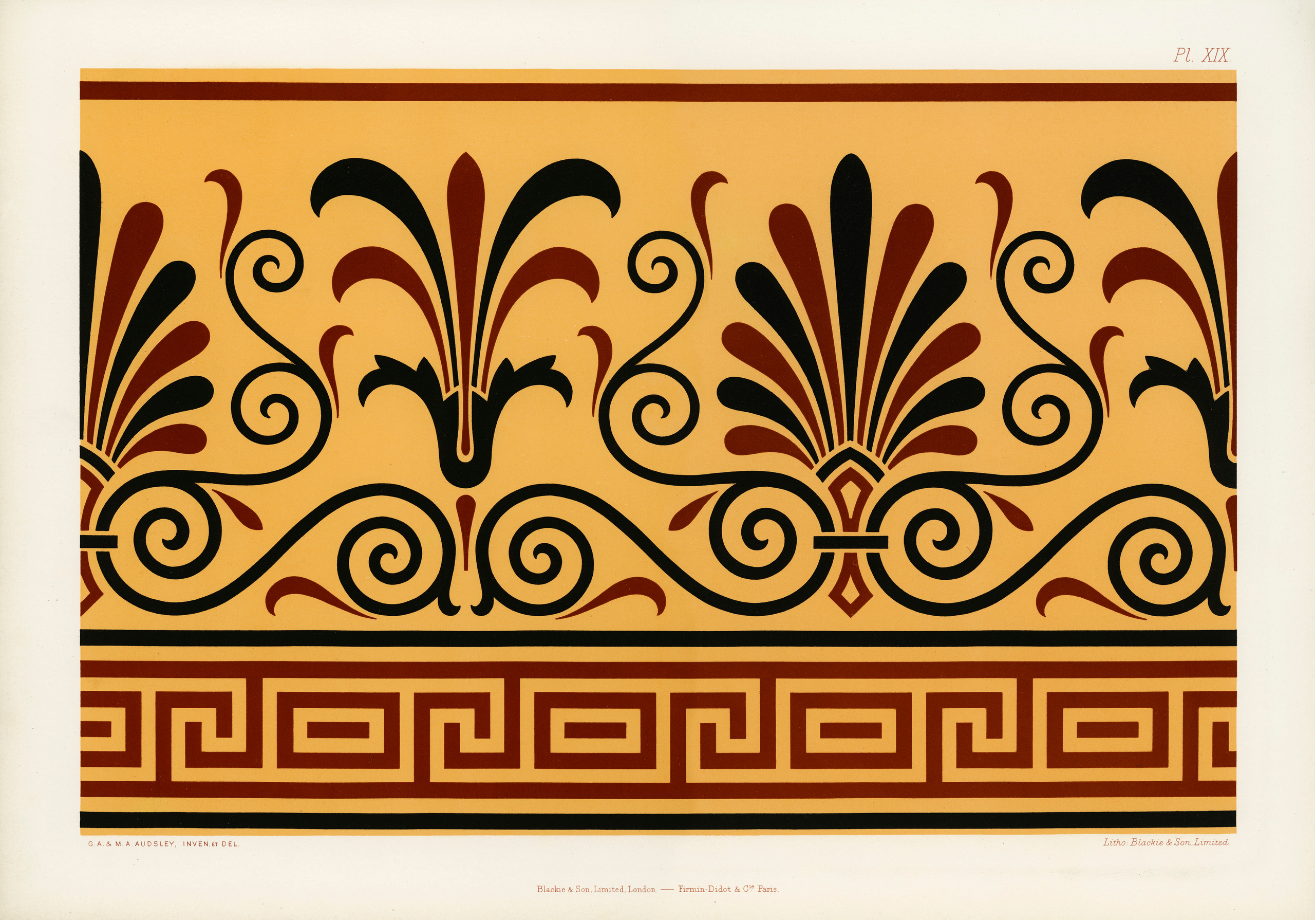 The Practical Decorator and Ornamentist (1892) by G.A Audsley and M.A. Audsley. Художественная мастерская