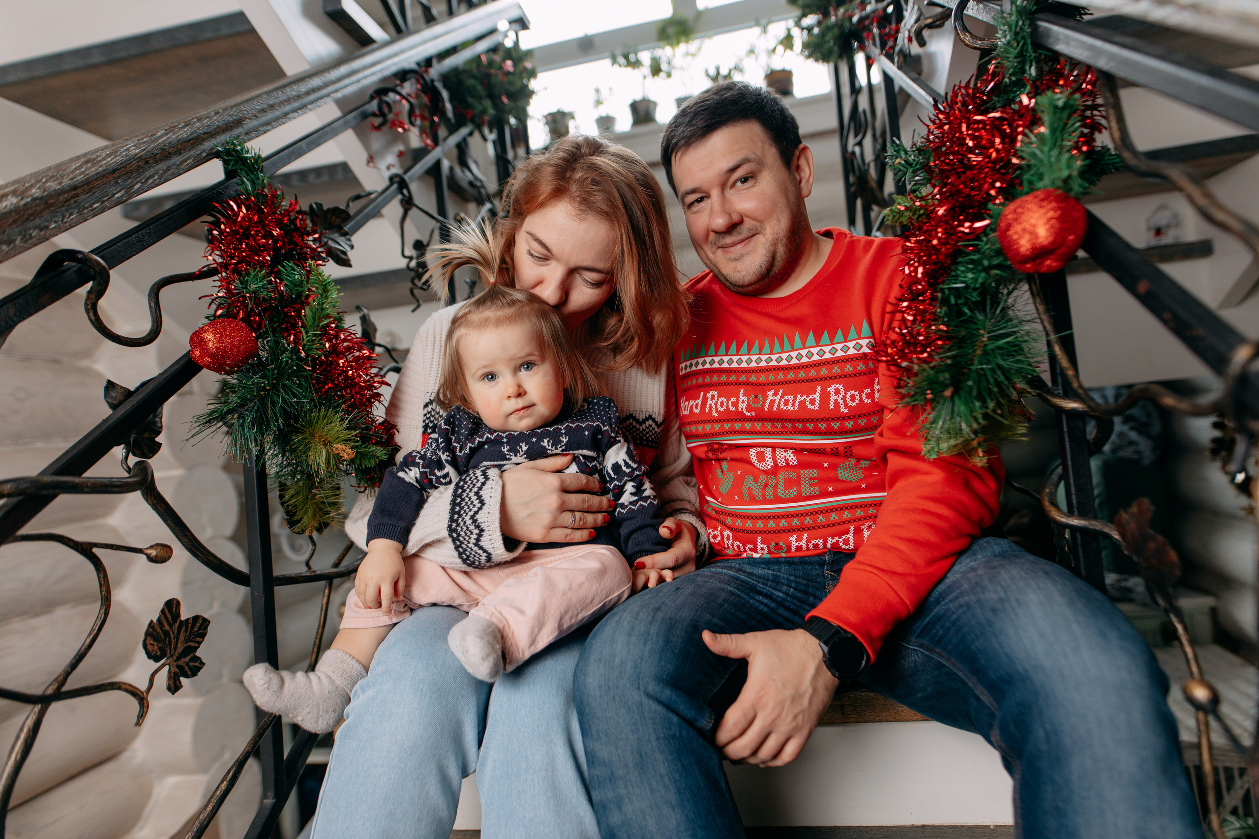 Новогодняя фотосъемка на дому, 4 семьи. Фото и видео съемка. Андрей Ионов