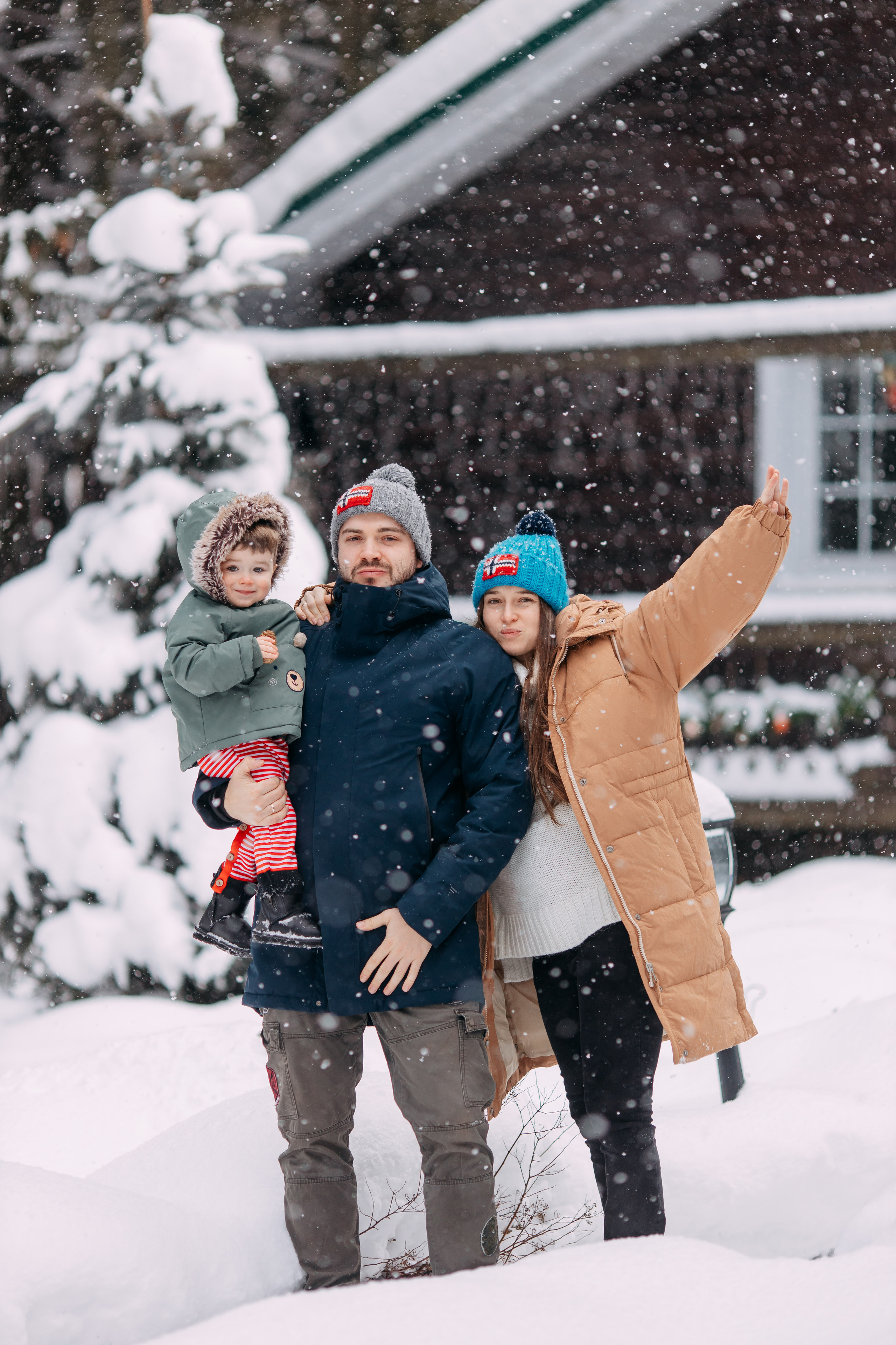 Новогодняя фотосъемка на дому, 4 семьи. Фото и видео съемка. Андрей Ионов