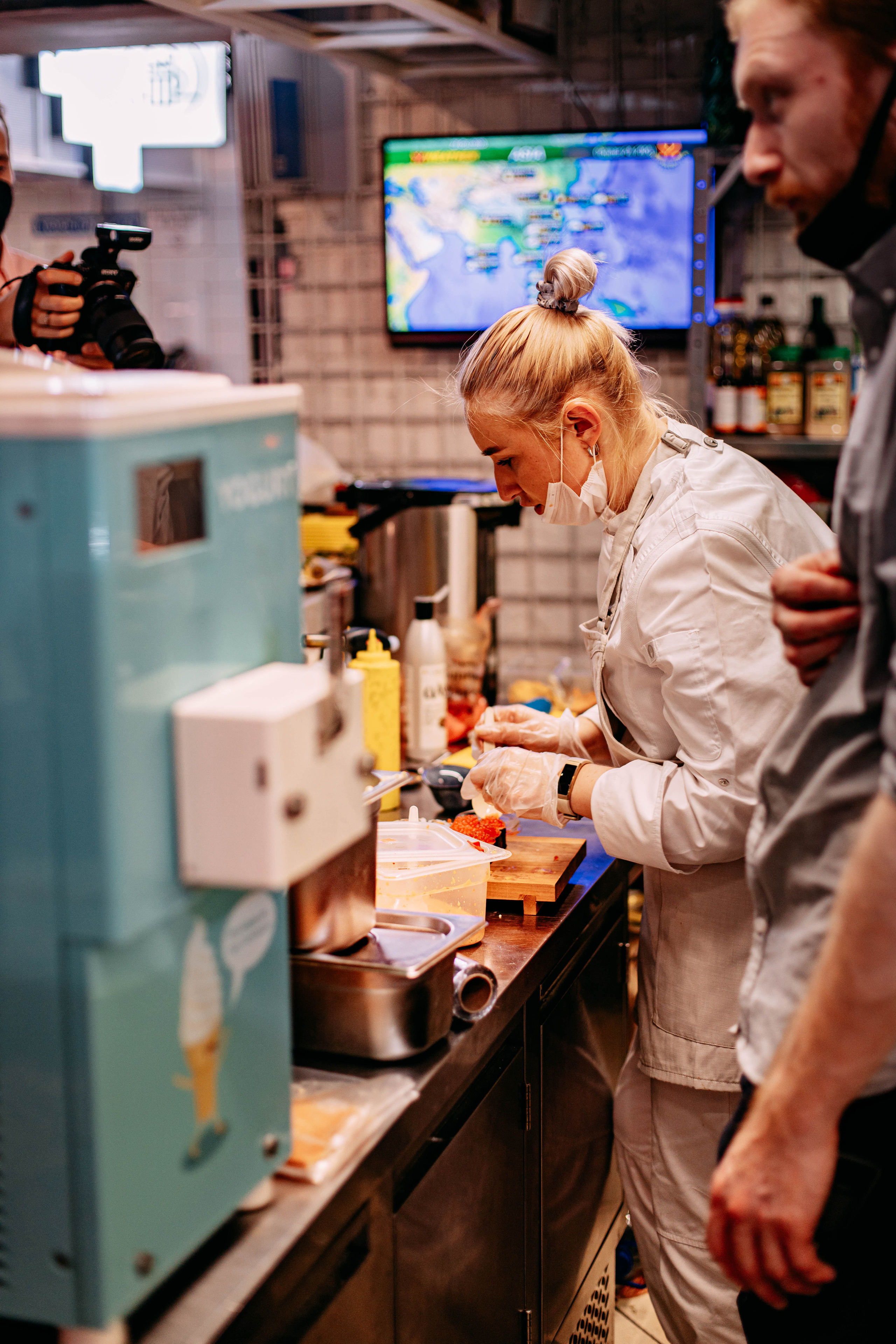 Открытие точки быстрой еды. Фото и видео съемка. Андрей Ионов
