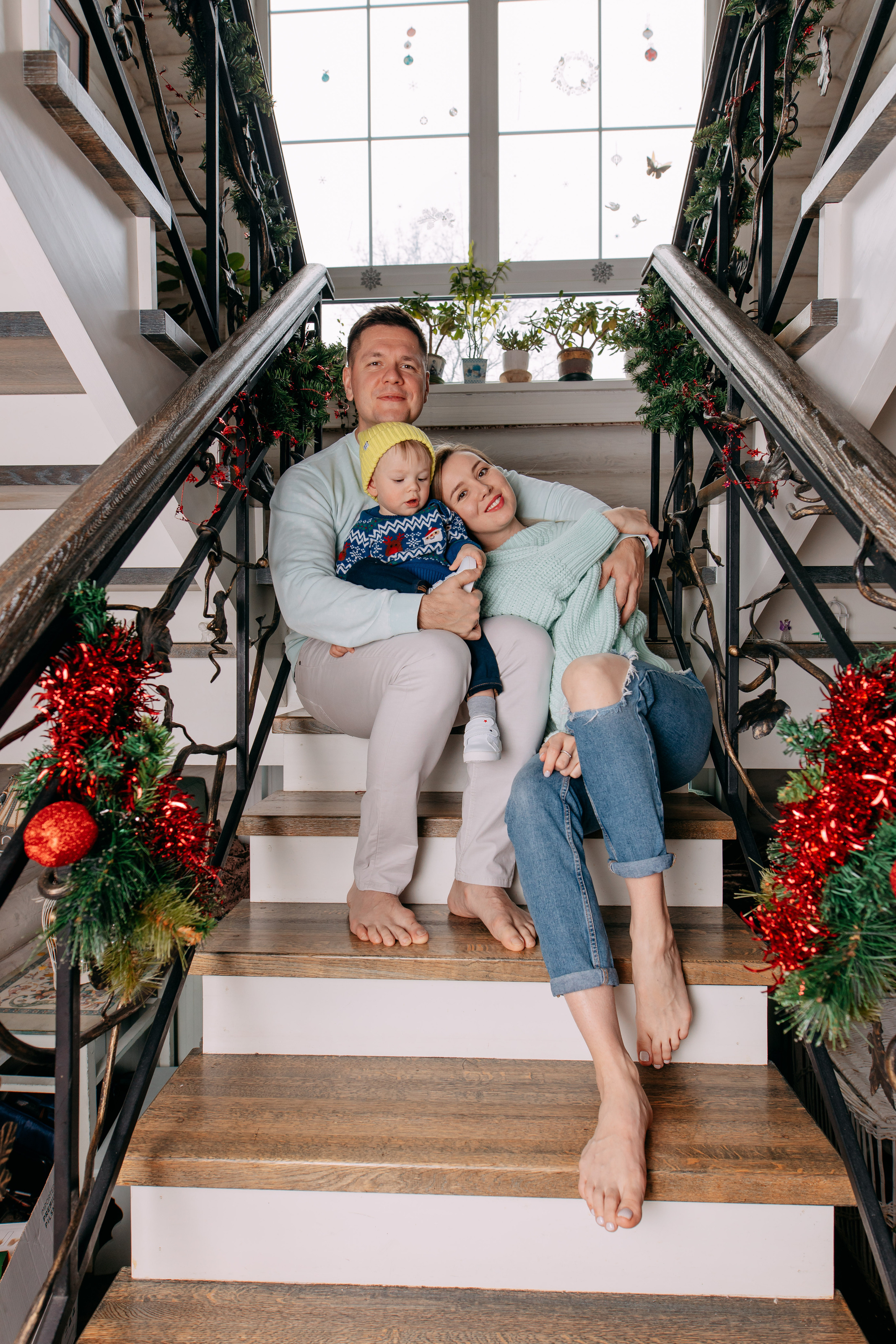 Новогодняя фотосъемка на дому, 4 семьи. Фото и видео съемка. Андрей Ионов