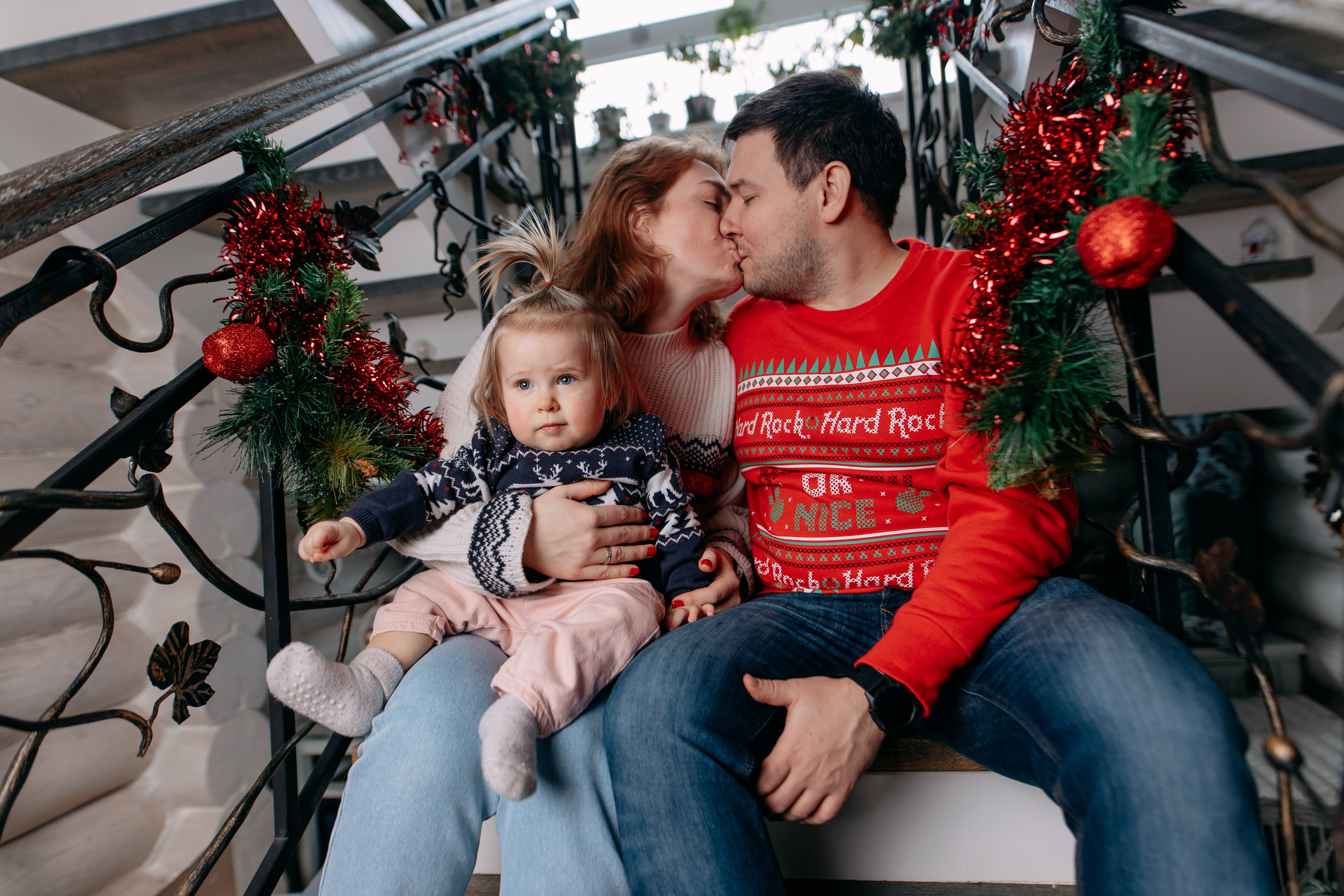 Новогодняя фотосъемка на дому, 4 семьи. Фото и видео съемка. Андрей Ионов