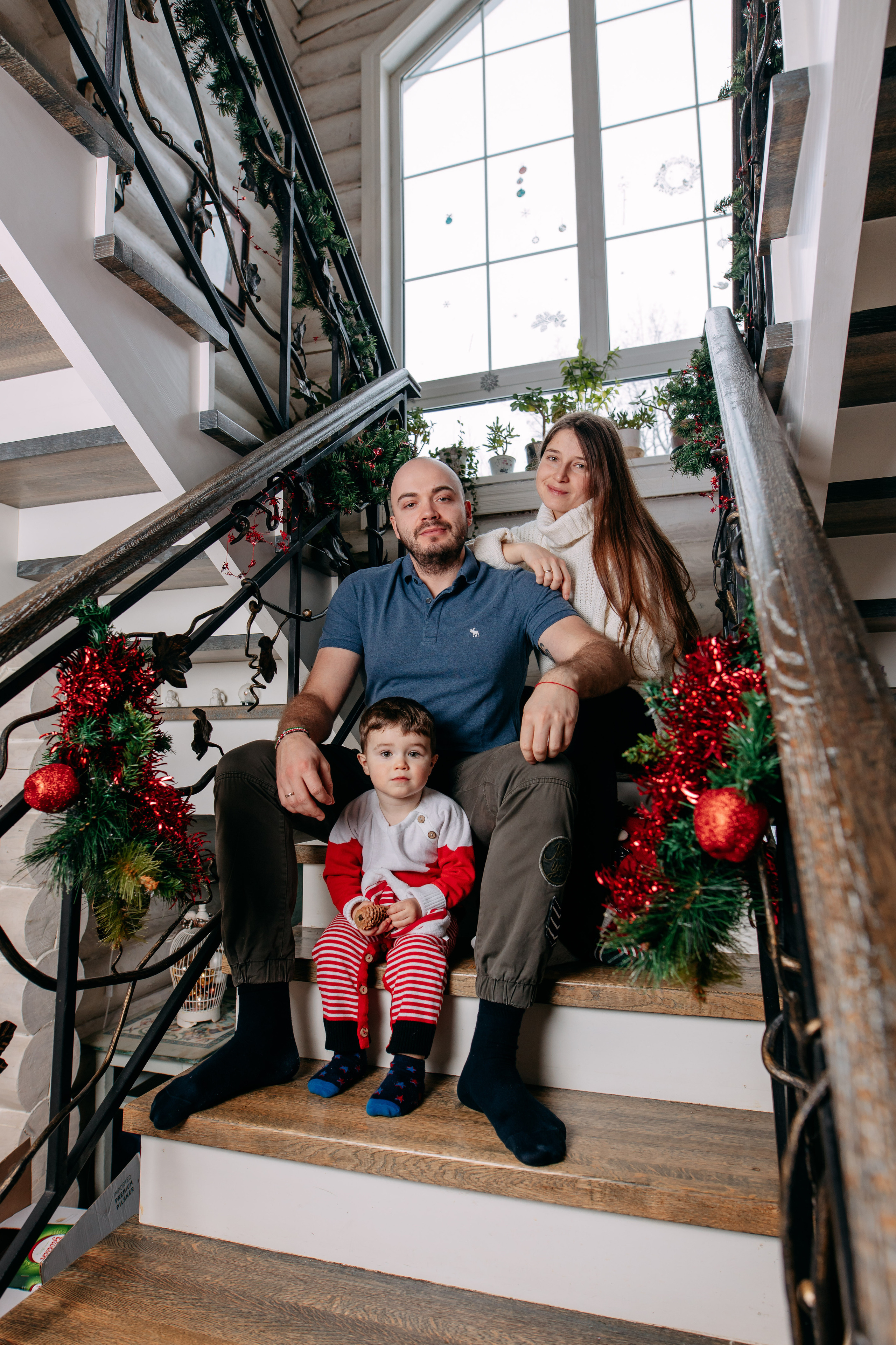 Новогодняя фотосъемка на дому, 4 семьи. Фото и видео съемка. Андрей Ионов