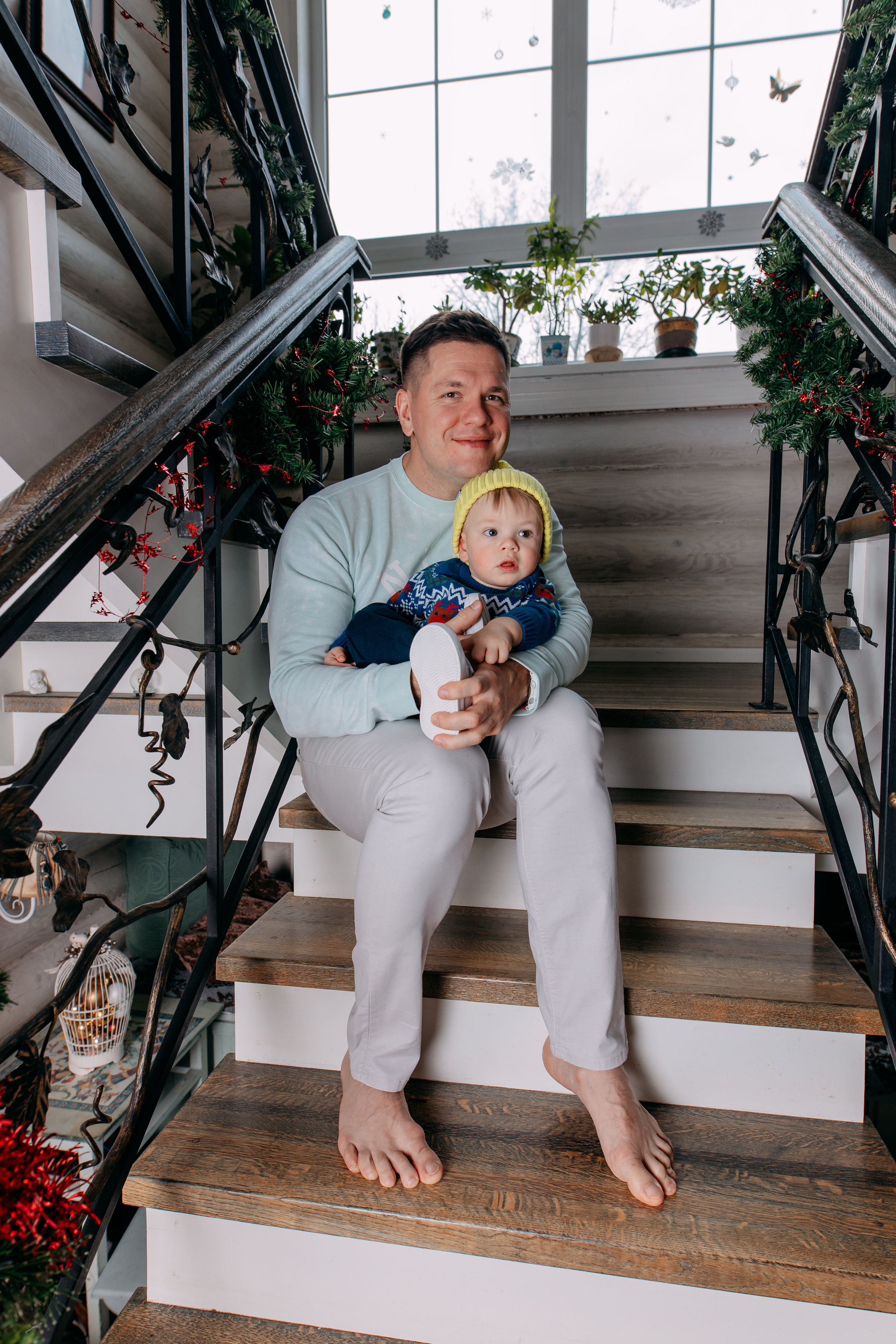 Новогодняя фотосъемка на дому, 4 семьи. Фото и видео съемка. Андрей Ионов