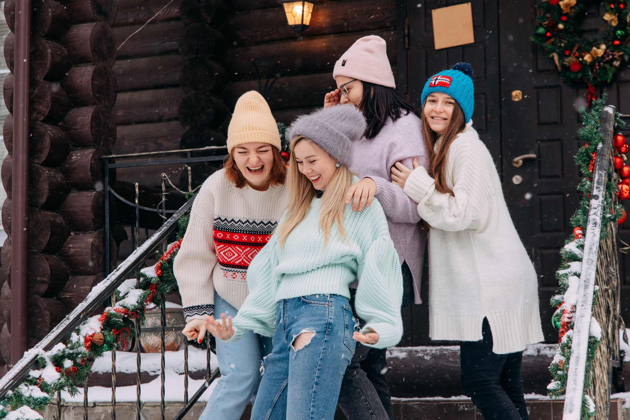 Новогодняя фотосъемка на дому, 4 семьи. Фото и видео съемка. Андрей Ионов