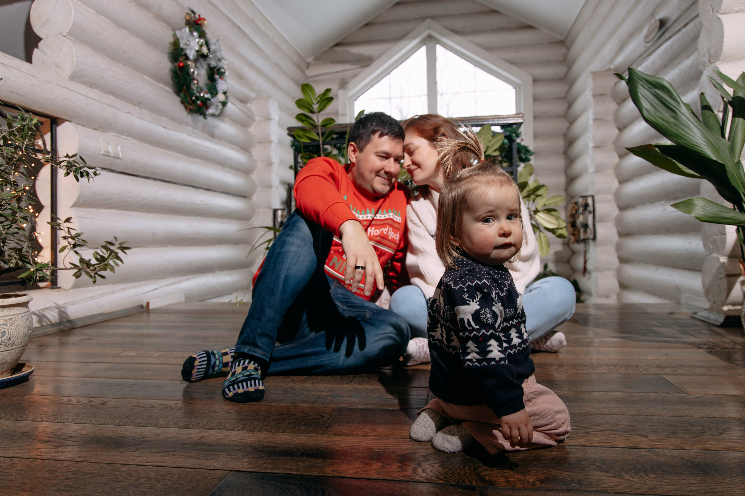 Новогодняя фотосъемка на дому, 4 семьи. Фото и видео съемка. Андрей Ионов