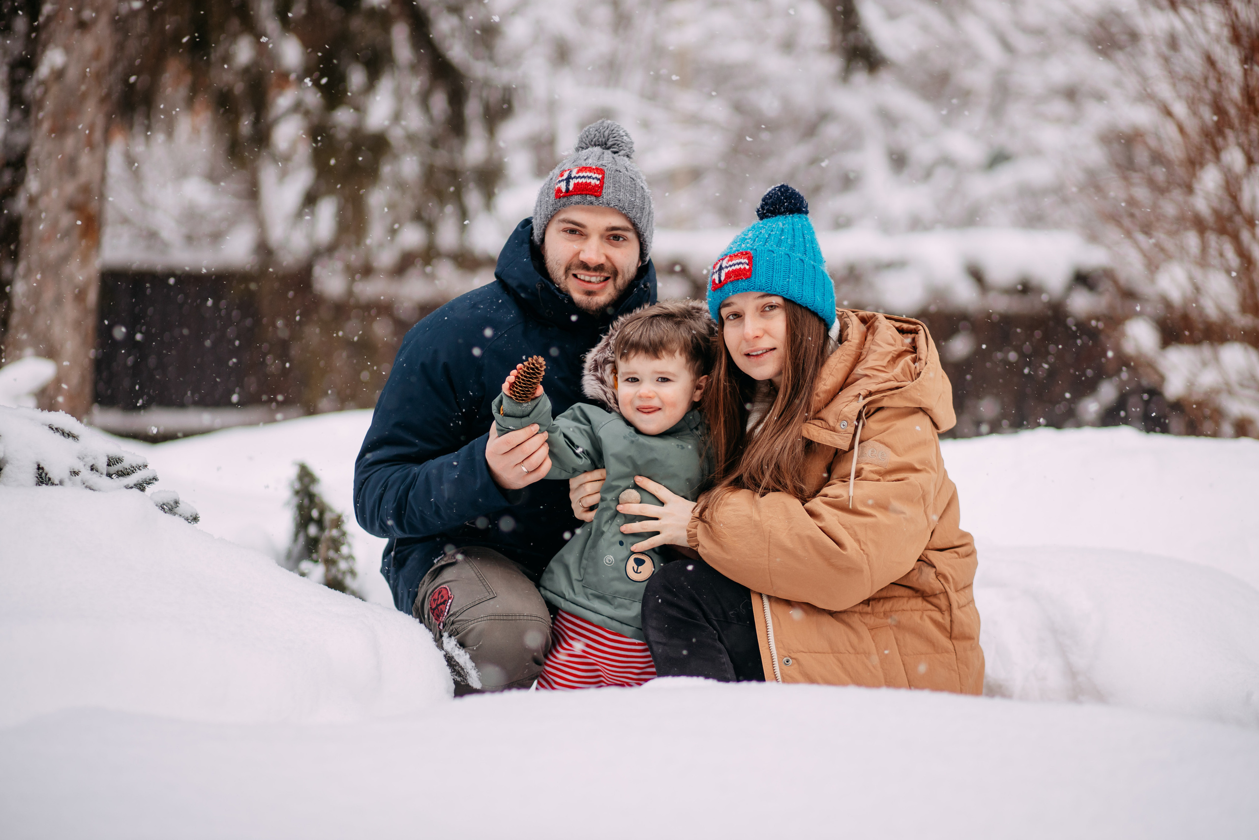 Новогодняя фотосъемка на дому, 4 семьи. Фото и видео съемка. Андрей Ионов