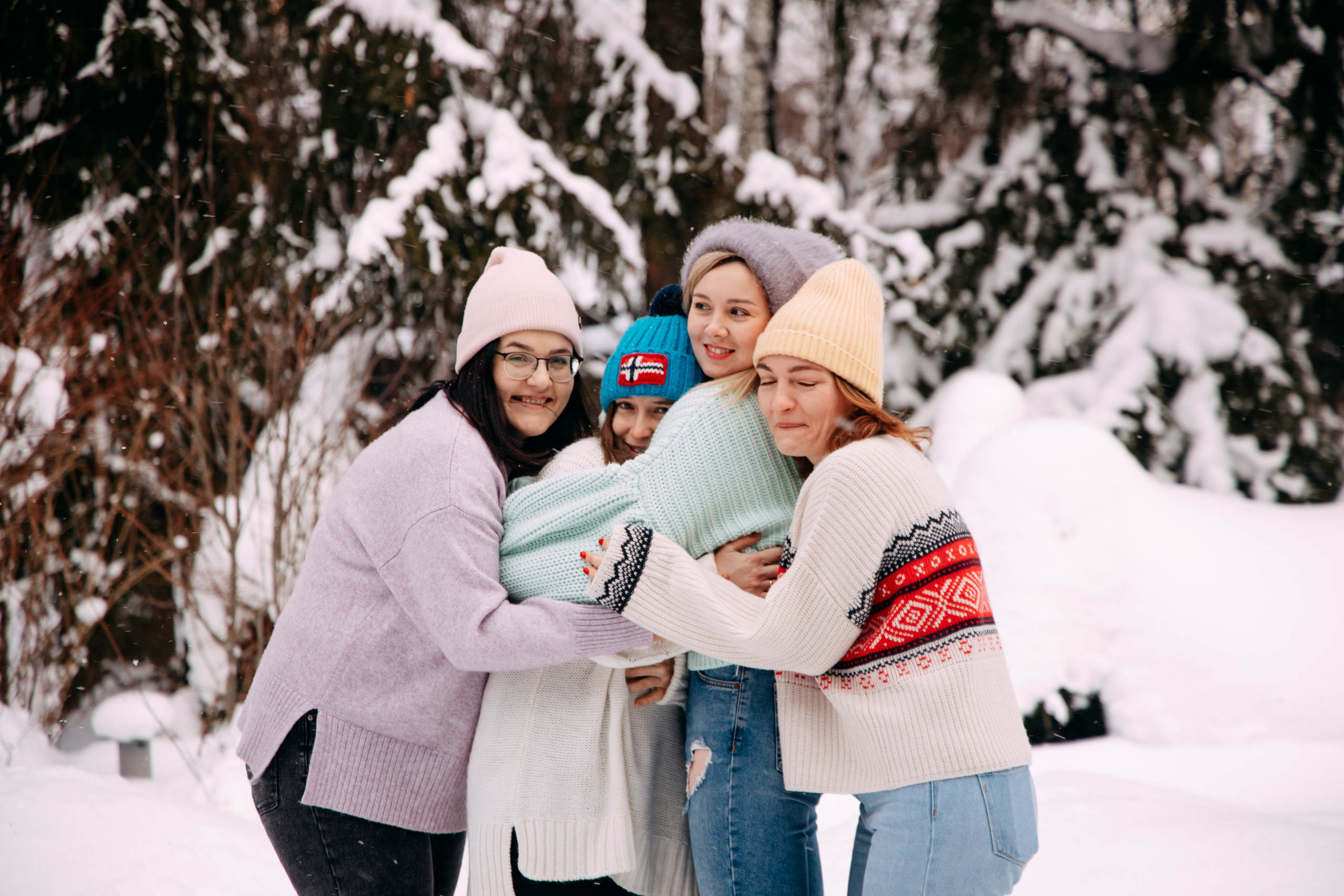 Новогодняя фотосъемка на дому, 4 семьи. Фото и видео съемка. Андрей Ионов