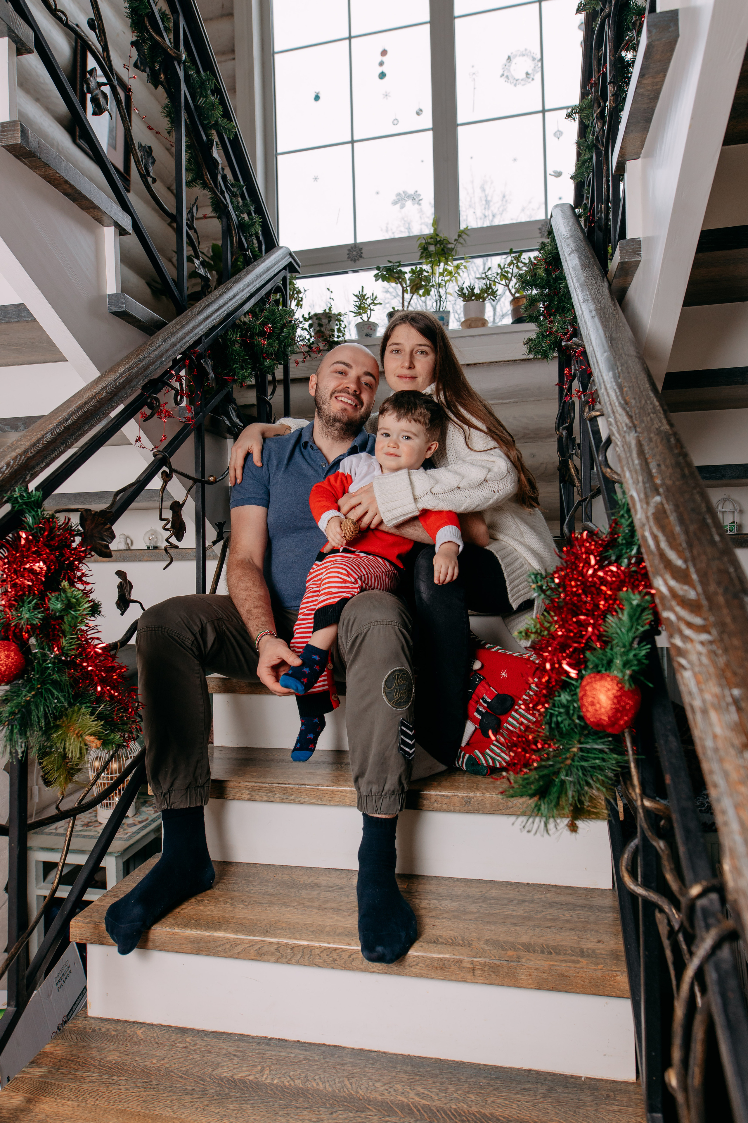 Новогодняя фотосъемка на дому, 4 семьи. Фото и видео съемка. Андрей Ионов