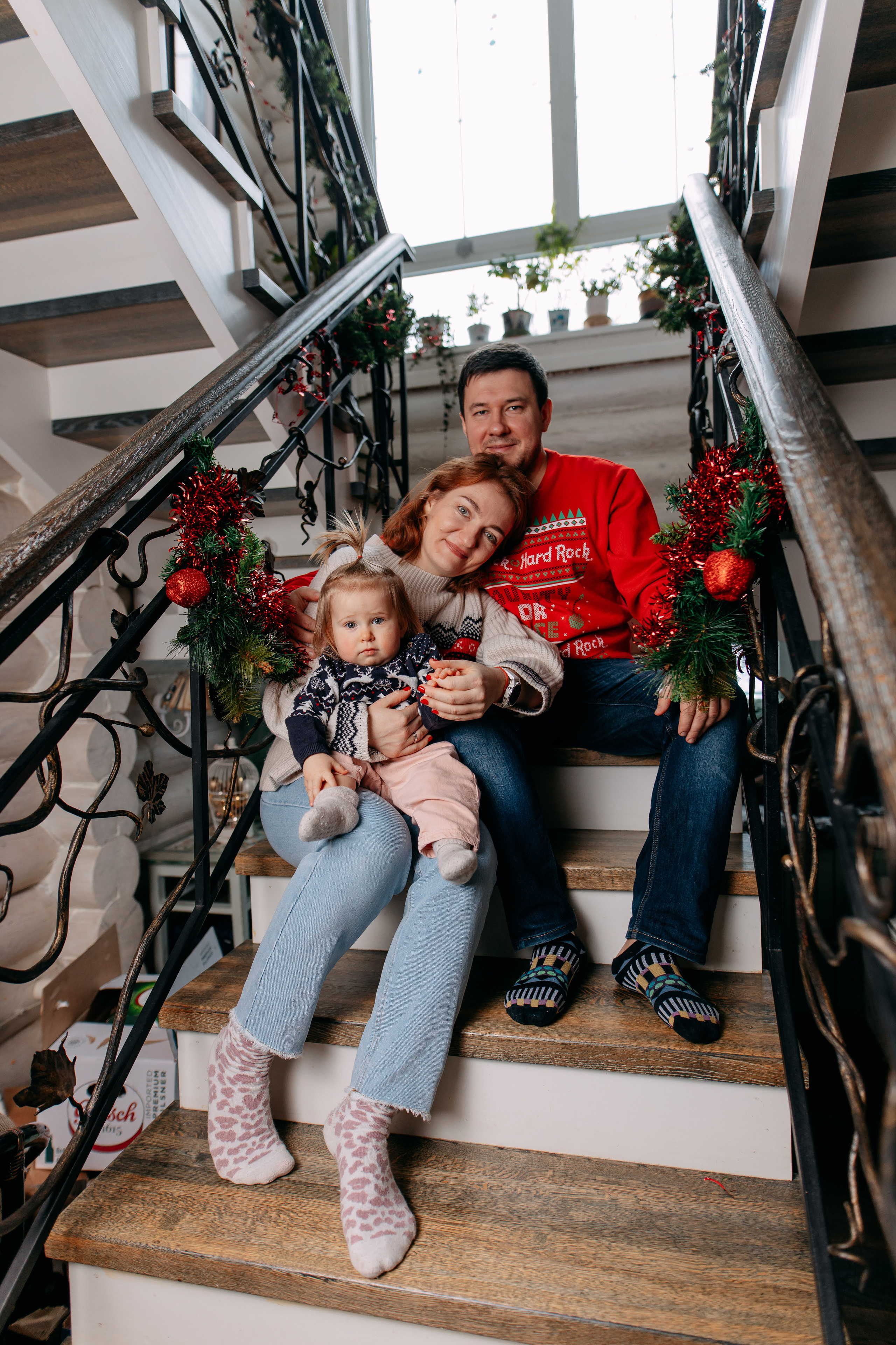 Новогодняя фотосъемка на дому, 4 семьи. Фото и видео съемка. Андрей Ионов