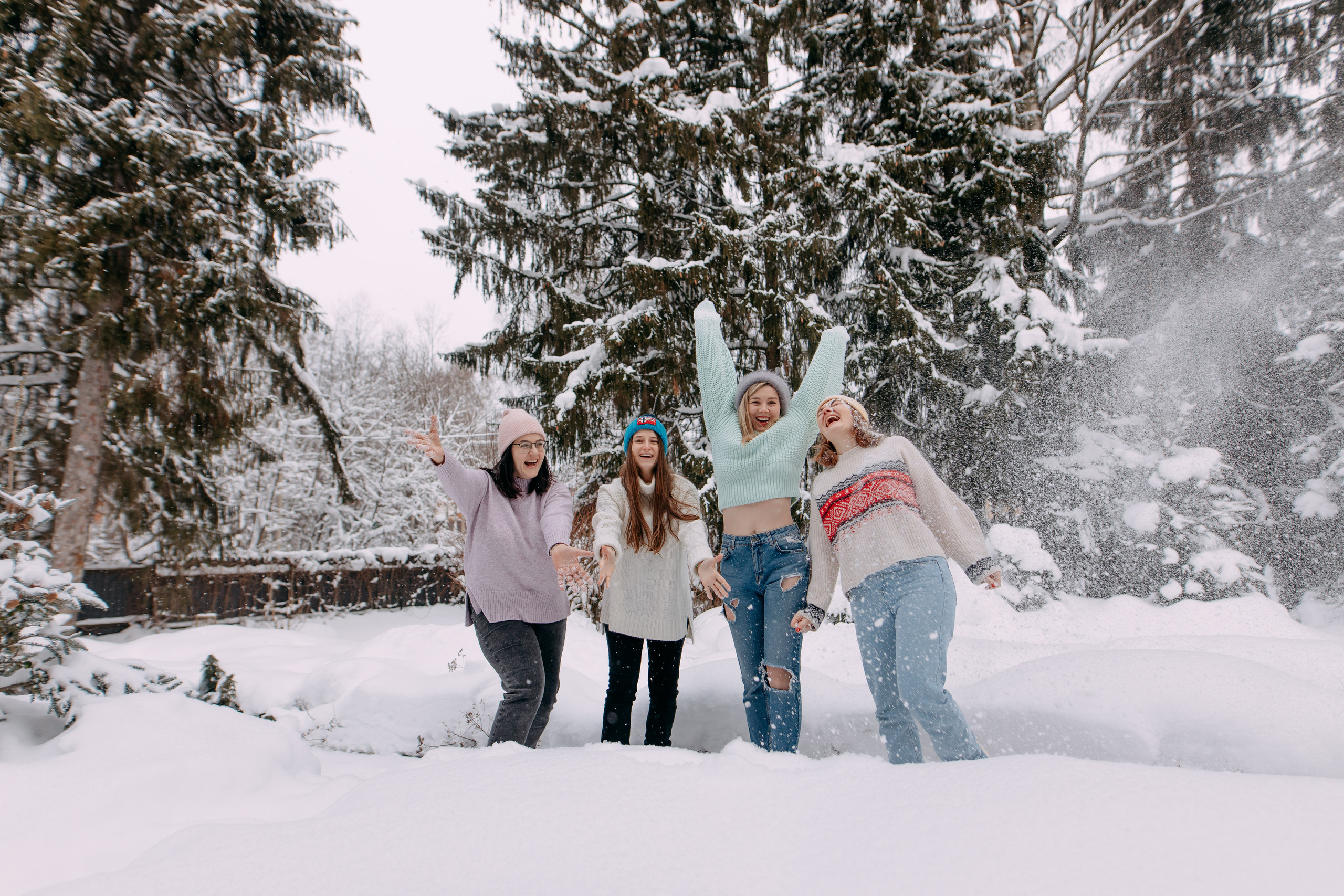 Новогодняя фотосъемка на дому, 4 семьи. Фото и видео съемка. Андрей Ионов